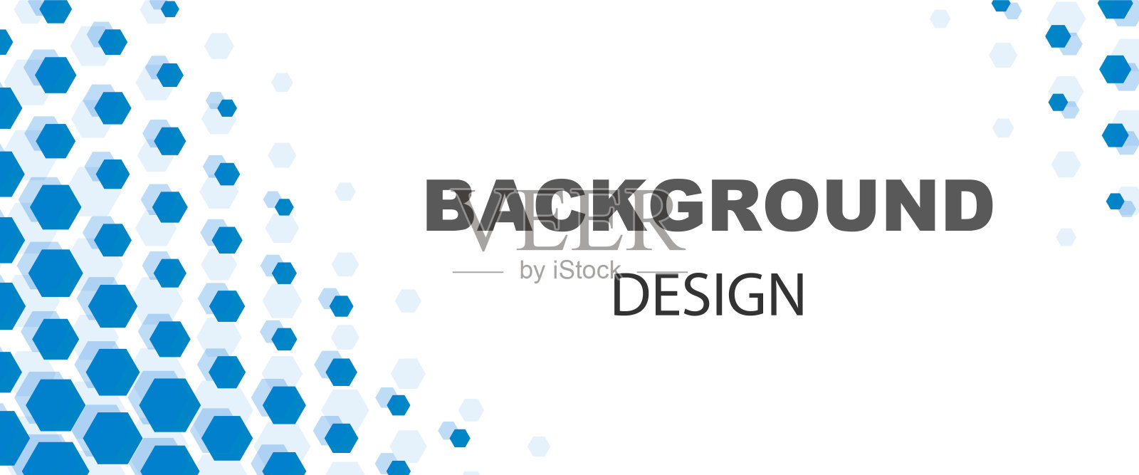 水平正方形蓝色抽象背景,矢量插画图片素材