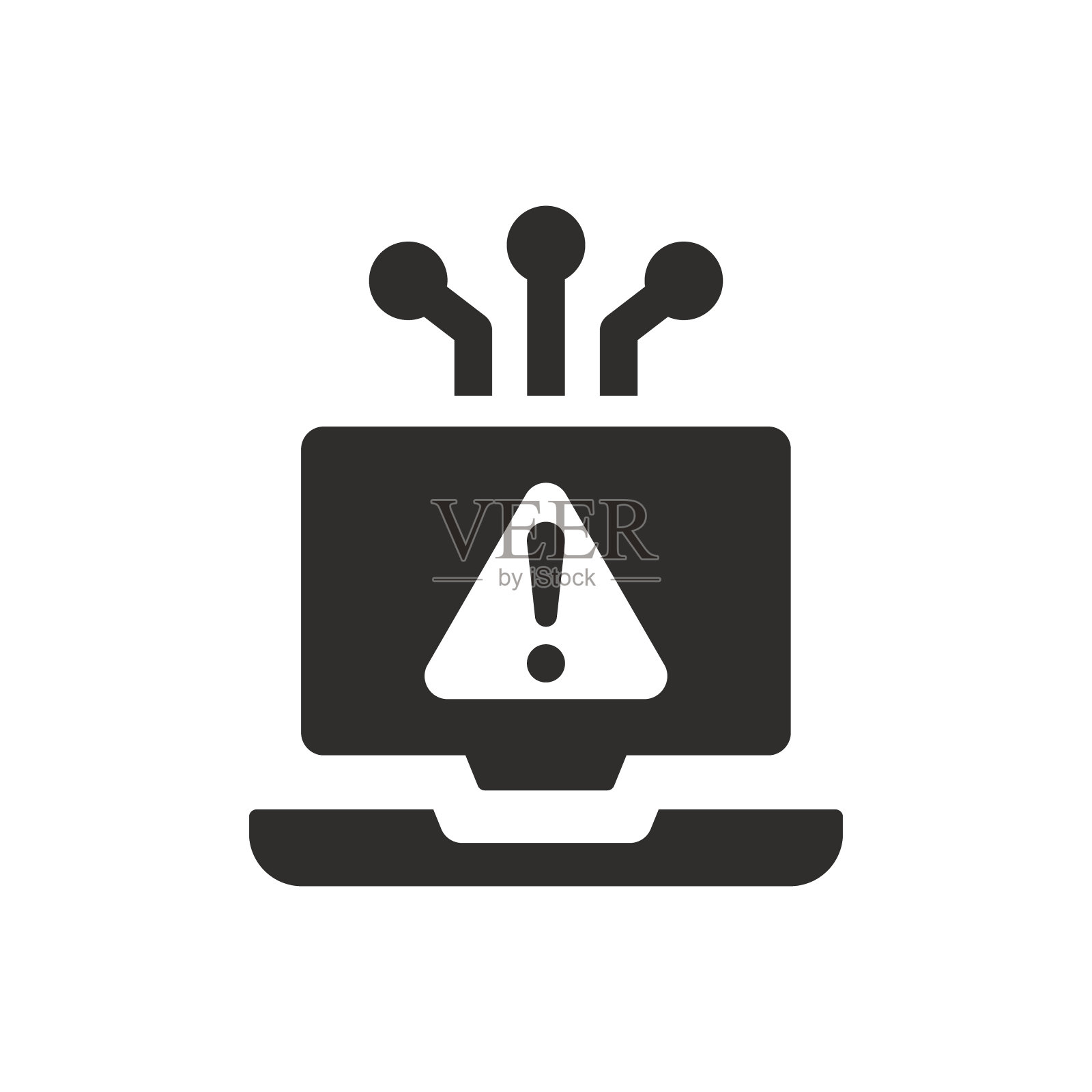 Web警告图标插画图片素材