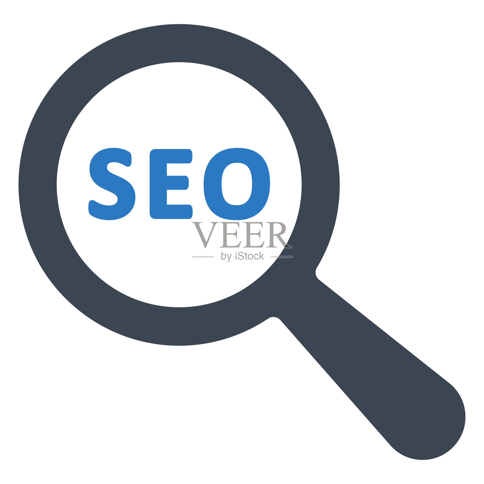 搜索引擎图标。插画图片素材