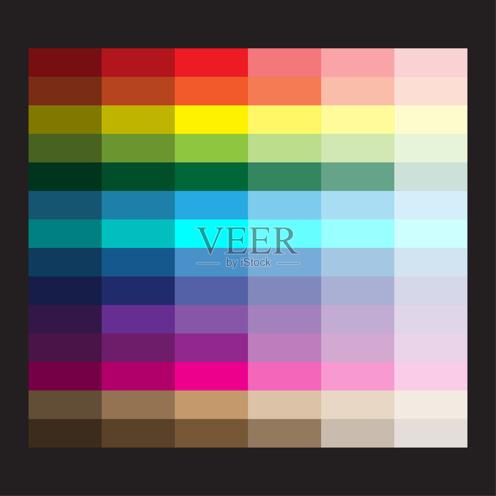 现代的调色板。图标的印刷设计。结构模式。柔和的颜色。矢量插图。股票的形象。插画图片素材