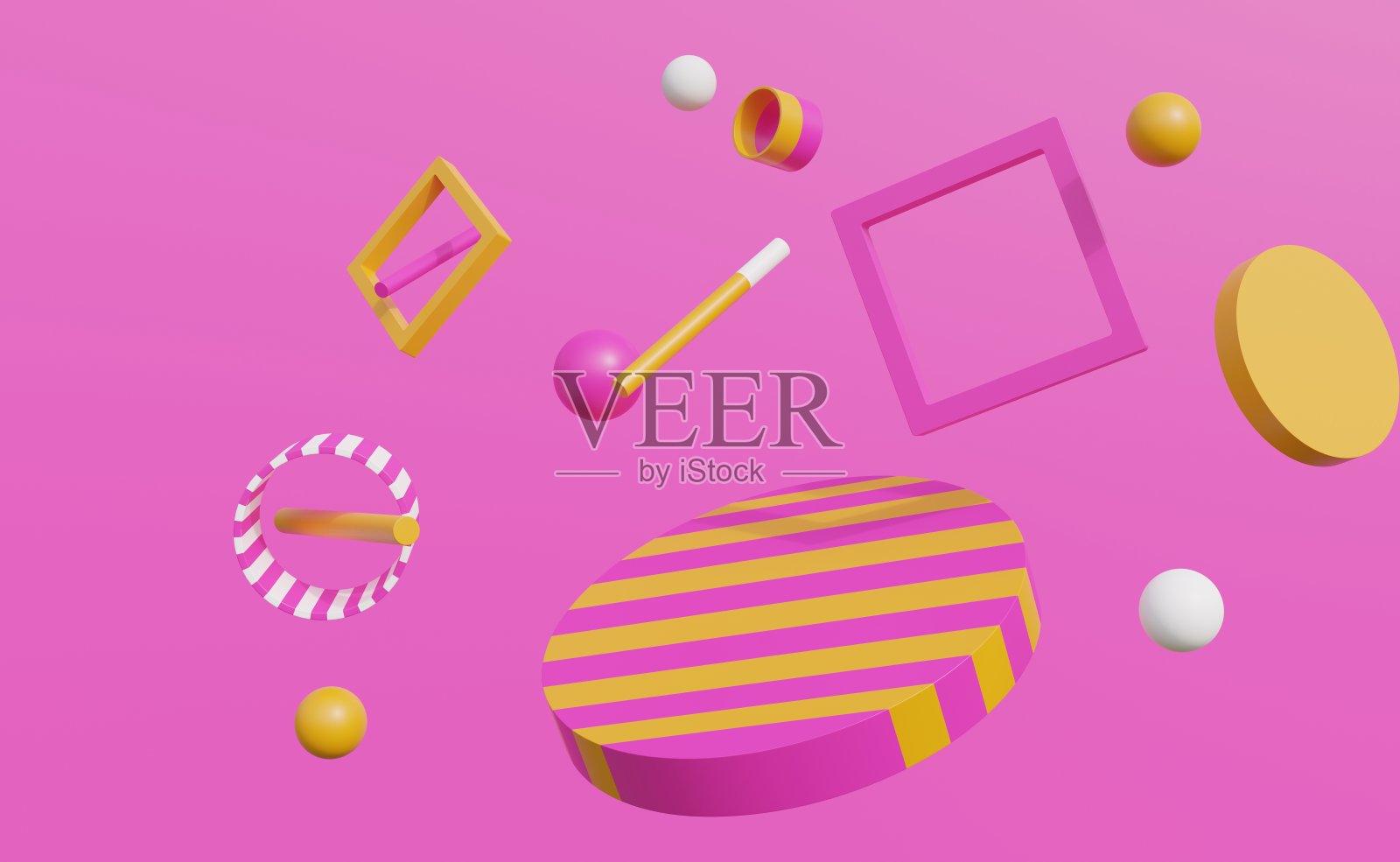 3D几何形状背景照片摄影图片