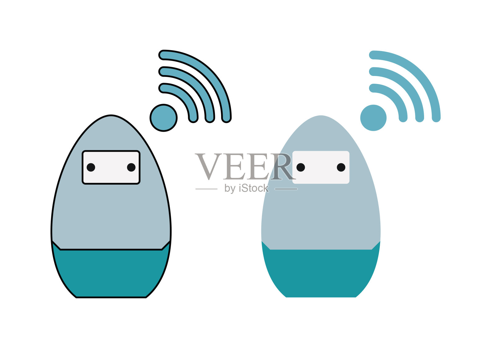 人工智能技术图像插画图片素材