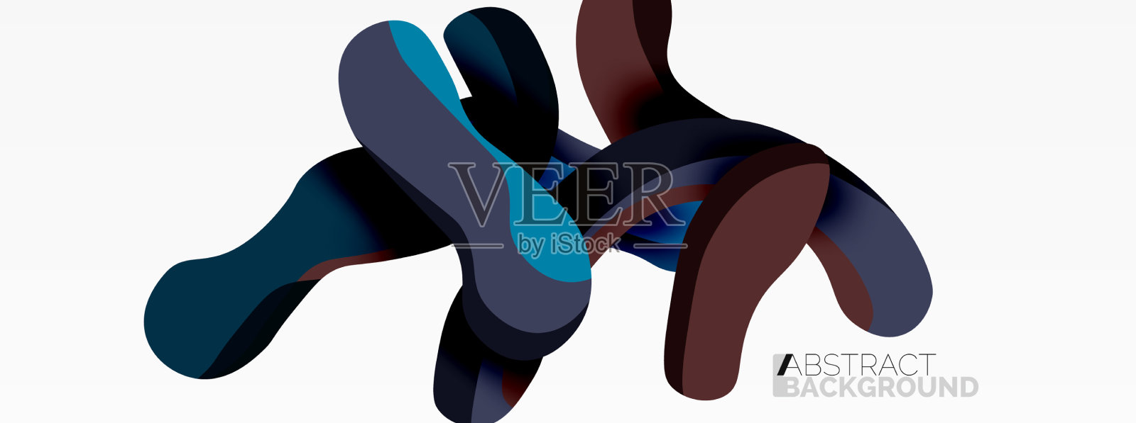 创意几何壁纸飞溅液体波插画图片素材