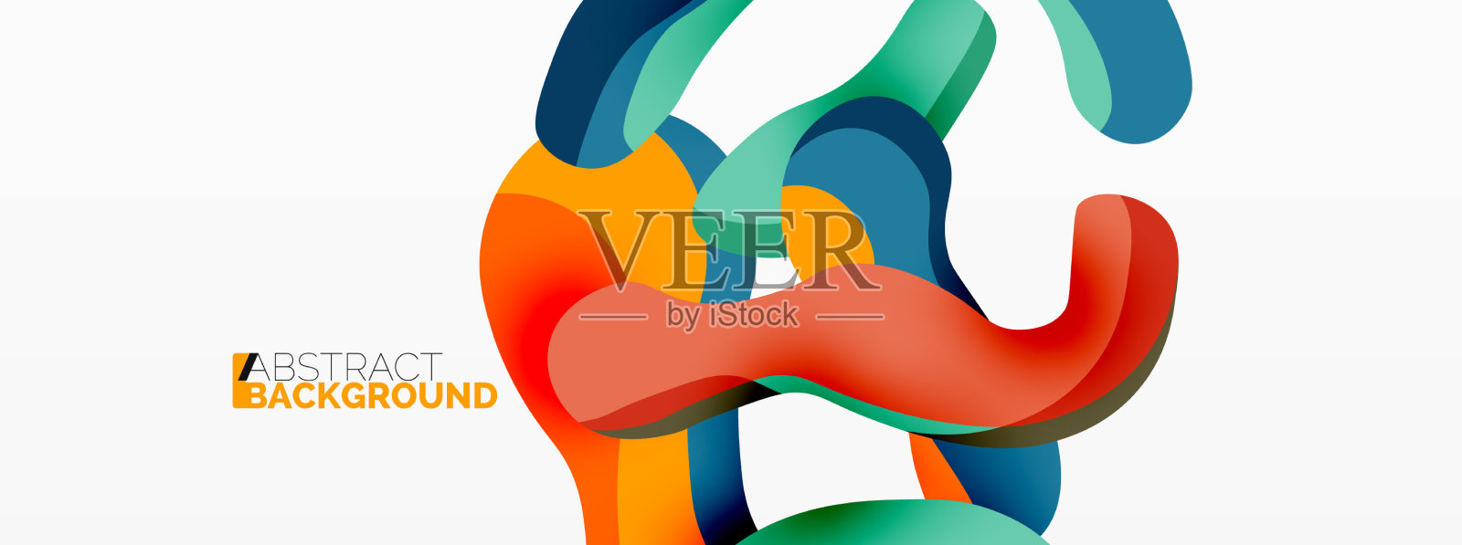 创意几何壁纸飞溅液体波插画图片素材