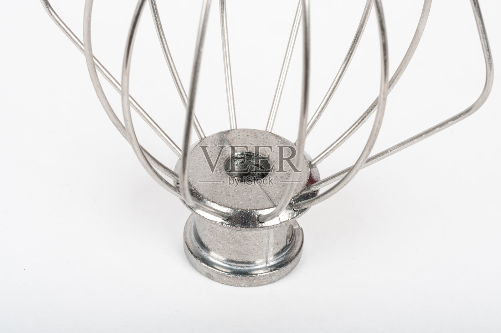 食品加工机的搅拌喷嘴孤立在白色背景上照片摄影图片