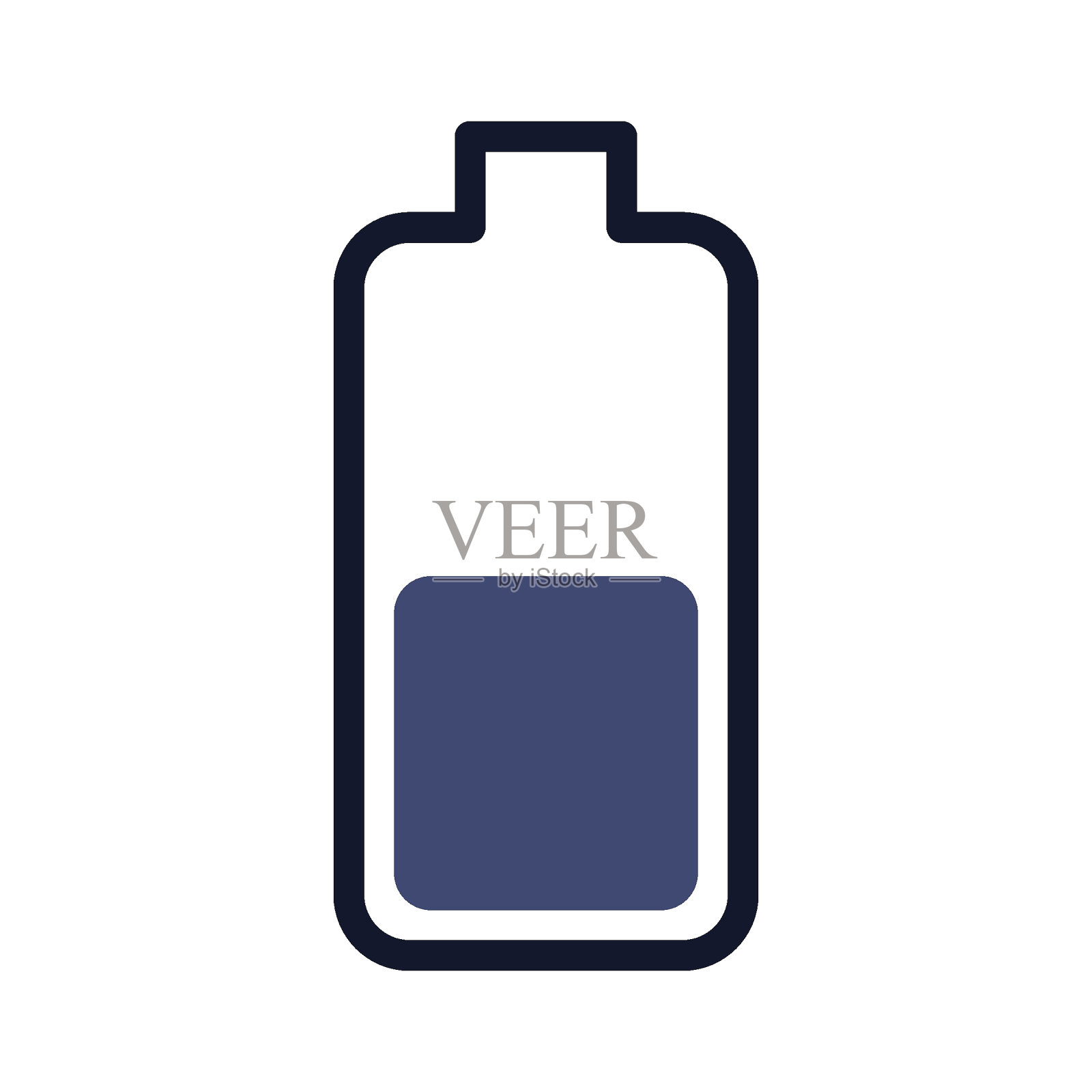 电池充电指示灯平面图标图标素材