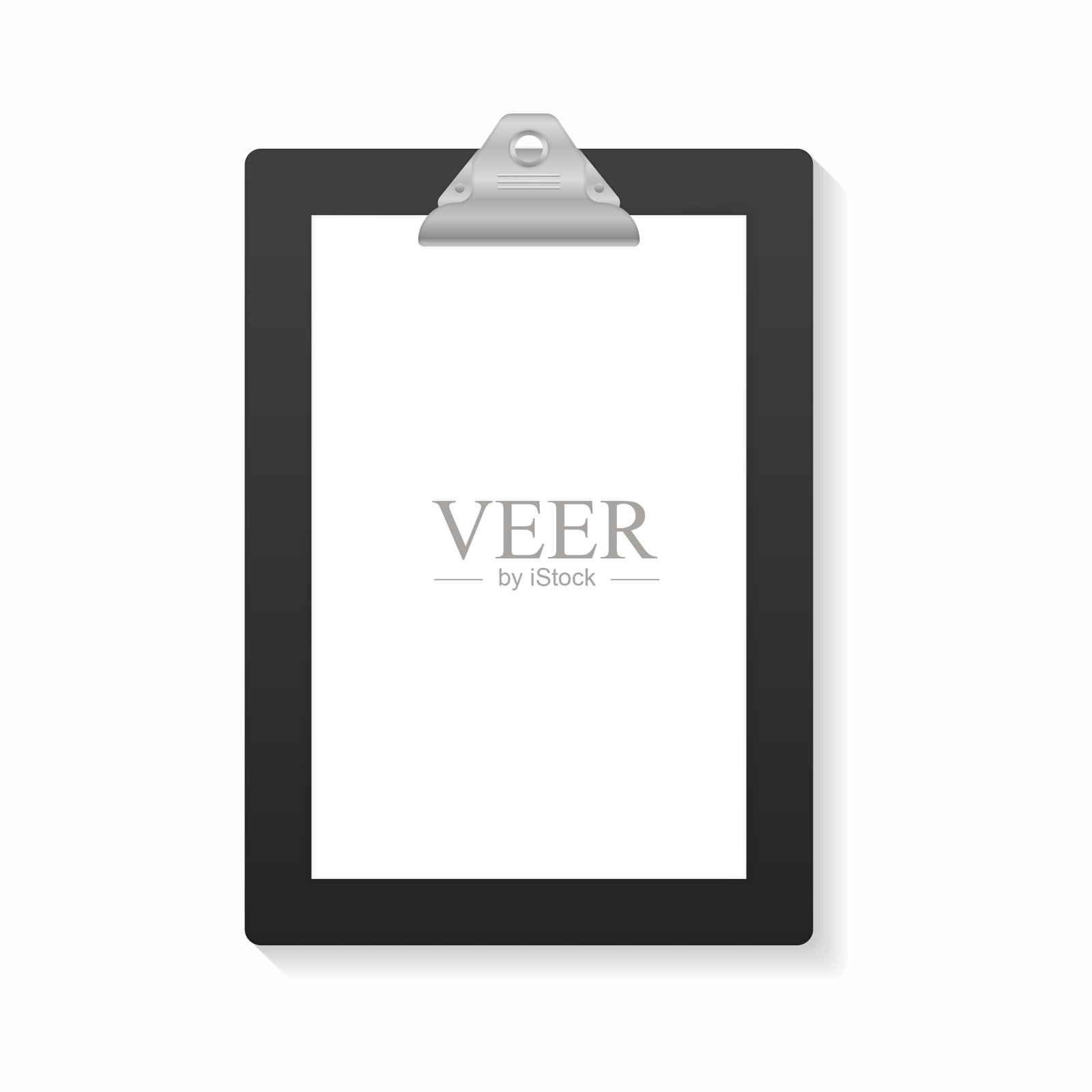 一套剪贴板记事本,剪贴板在平坦的风格插画图片素材