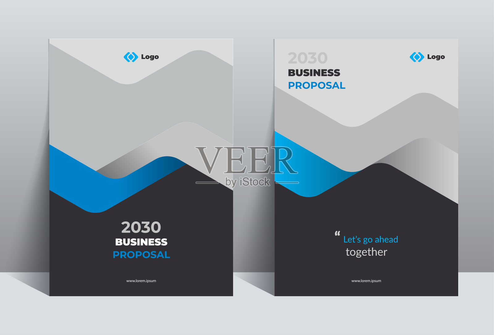 商业计划书封面设计模板适用于多用途项目插画图片素材