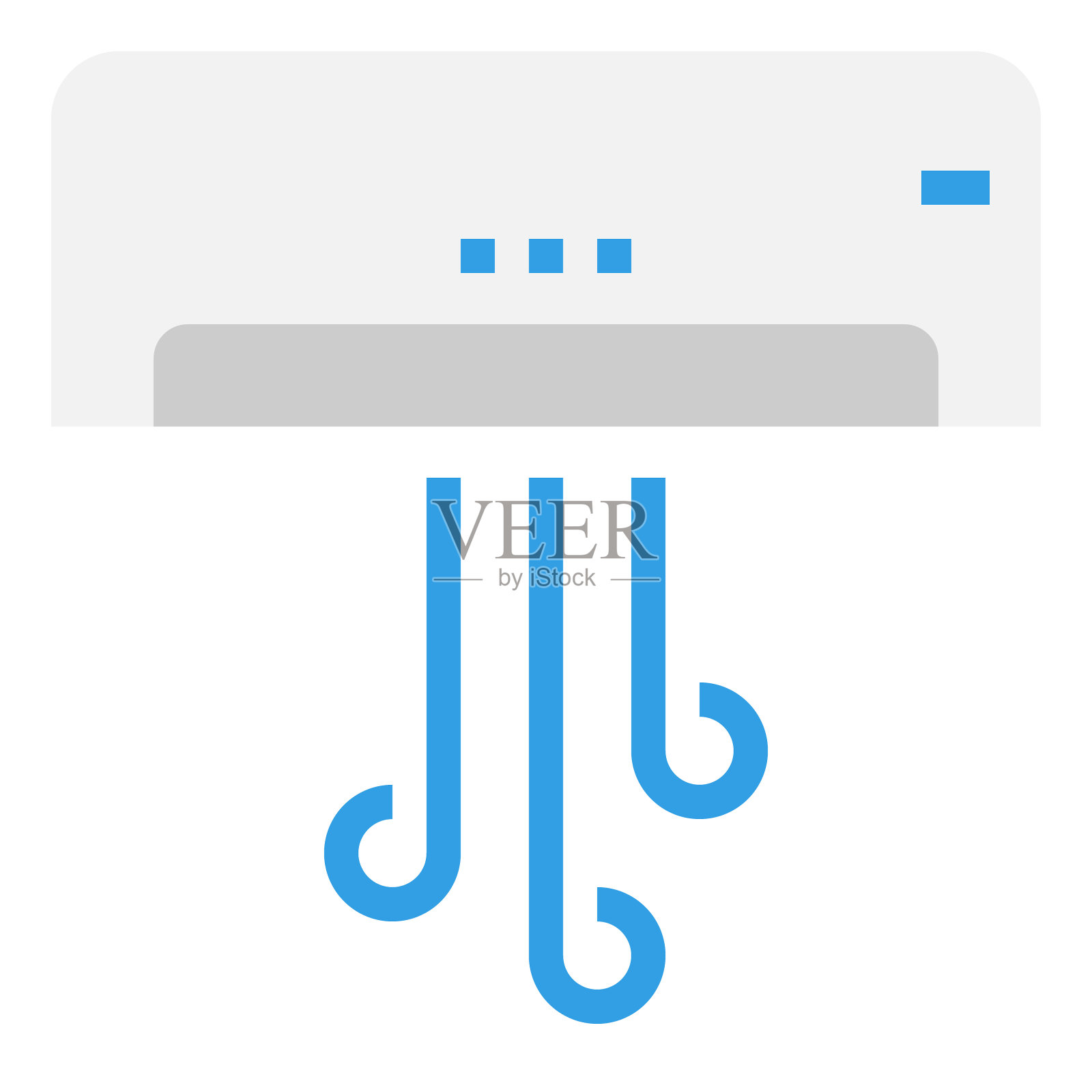 空调平面图标矢量插图插画图片素材