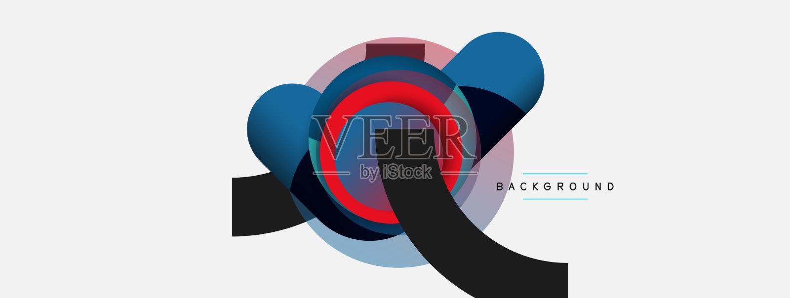 创意几何壁纸最小抽象插画图片素材