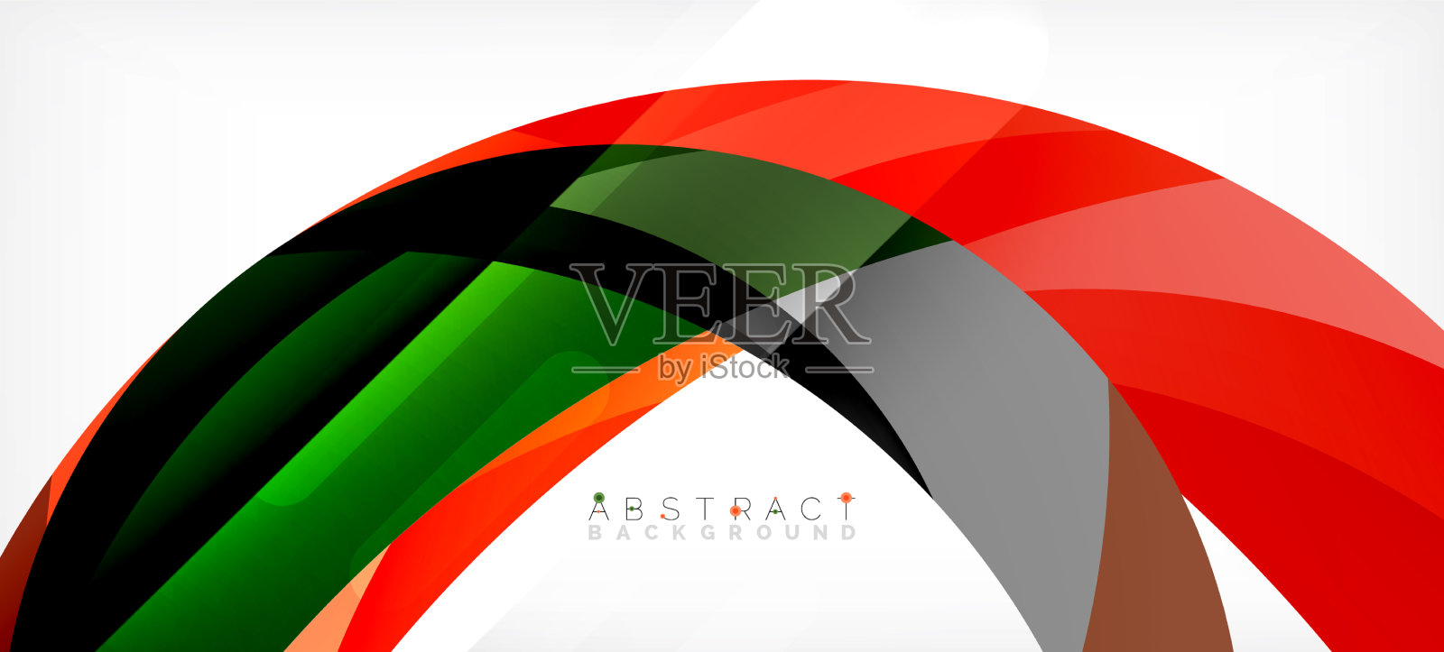 几何抽象背景圈创建插画图片素材