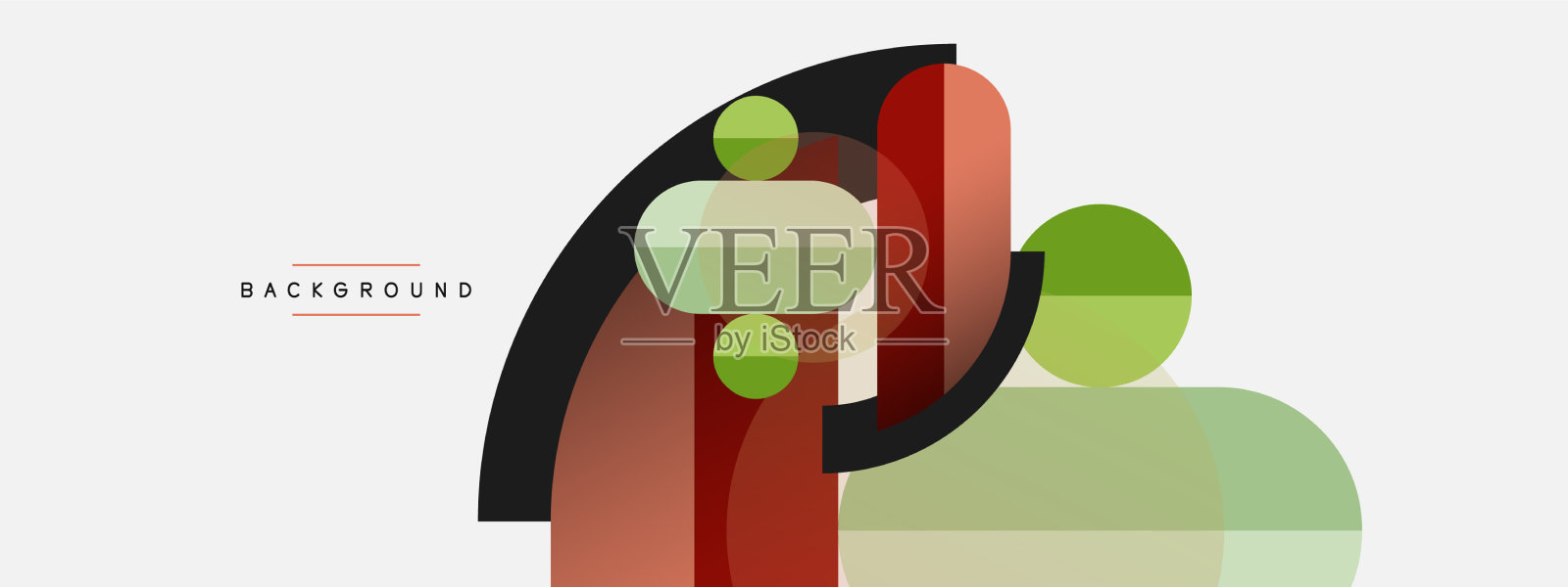 几何形状组成抽象的背景插画图片素材