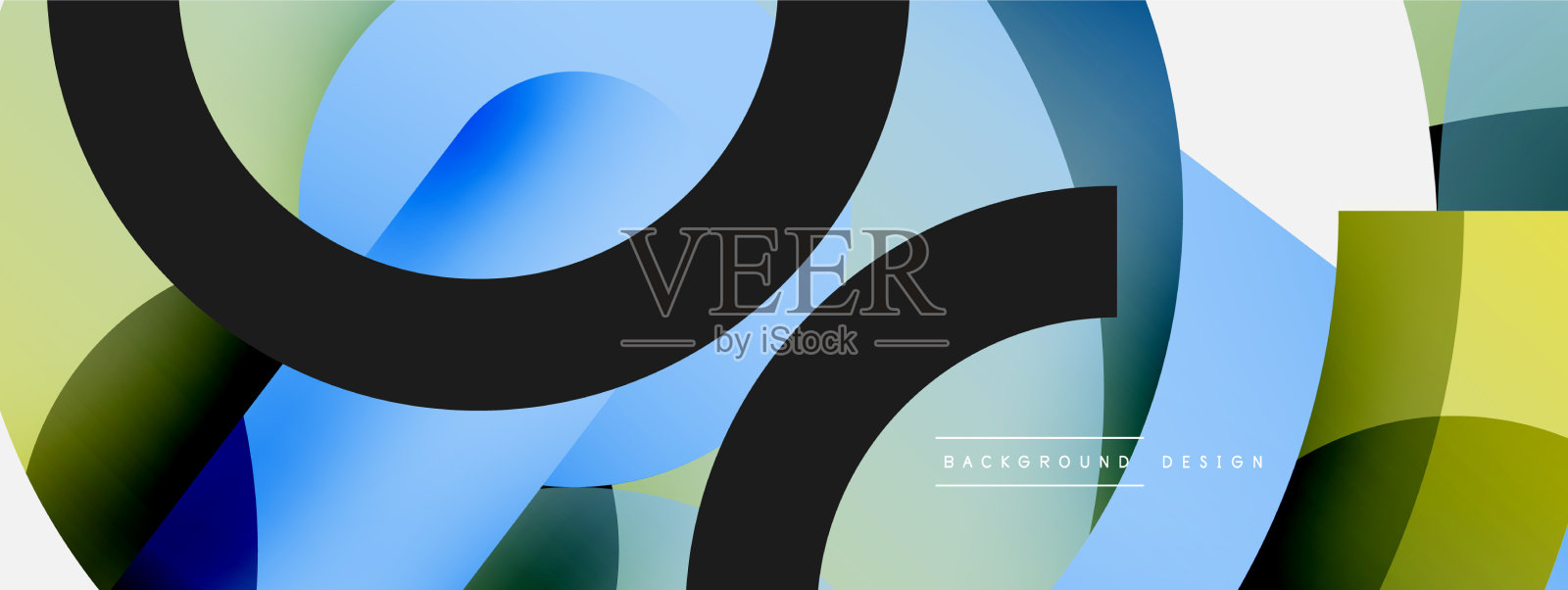 圆抽象背景插画图片素材