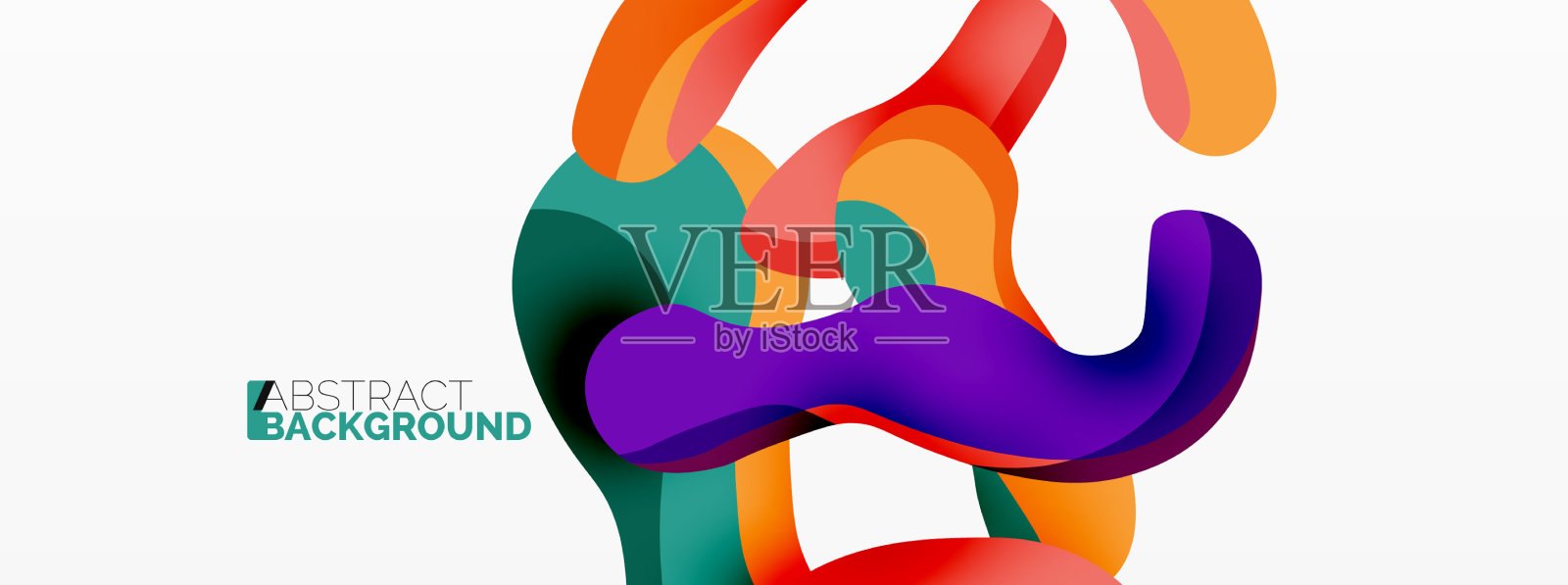 创意几何壁纸飞溅液体波插画图片素材