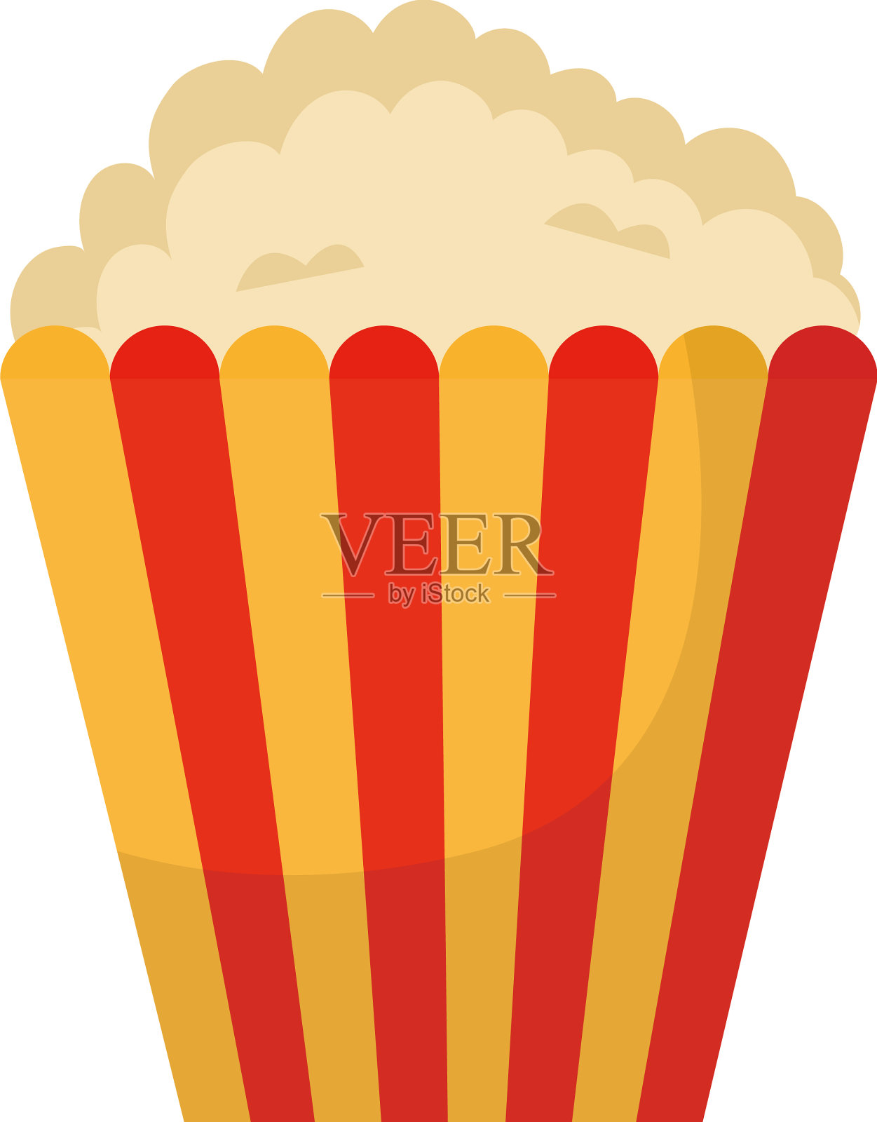 流行玉米盒子插画图片素材