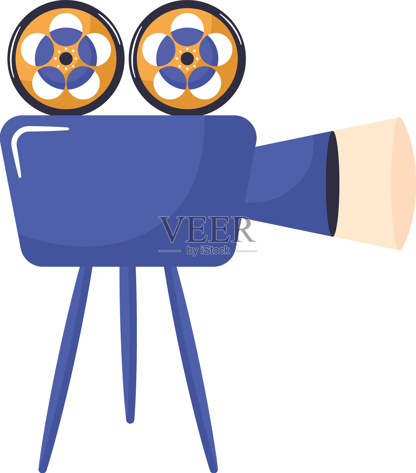 摄像头设计插画图片素材