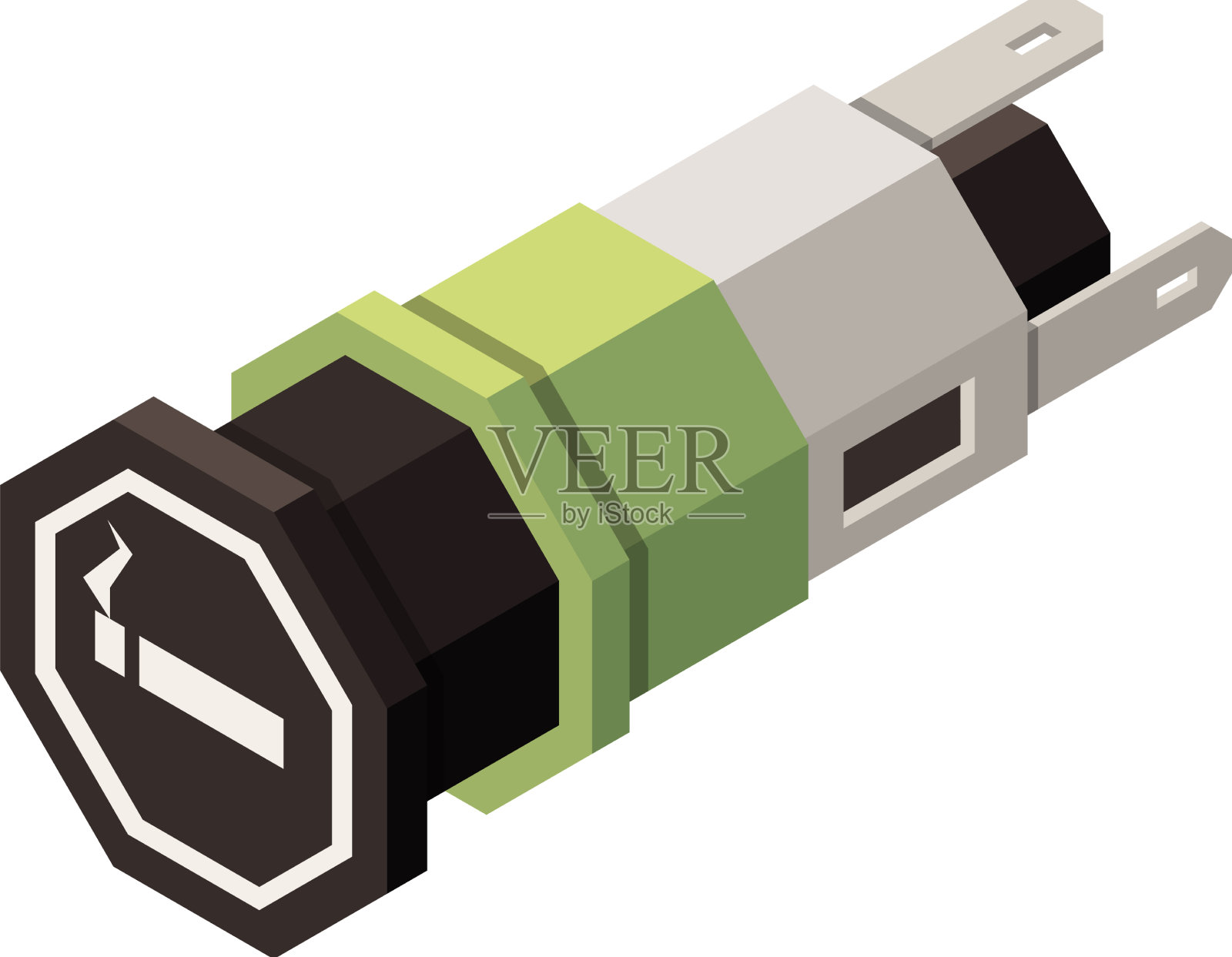 汽车点烟器成分设计元素图片