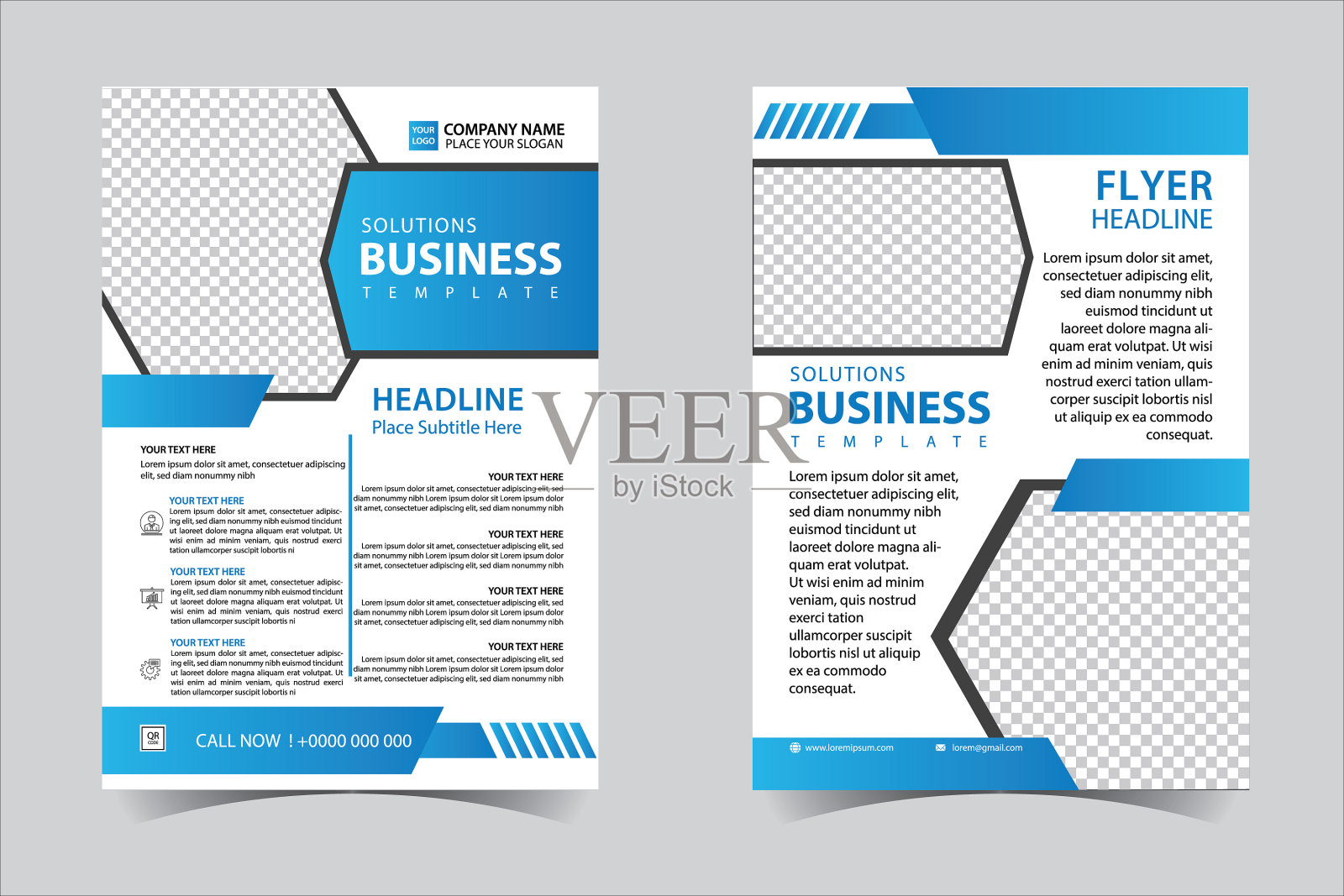 蓝色封面设计年度报告,小册子,传单,演示,传单,杂志A4大小。封面模板设计向量设计模板素材