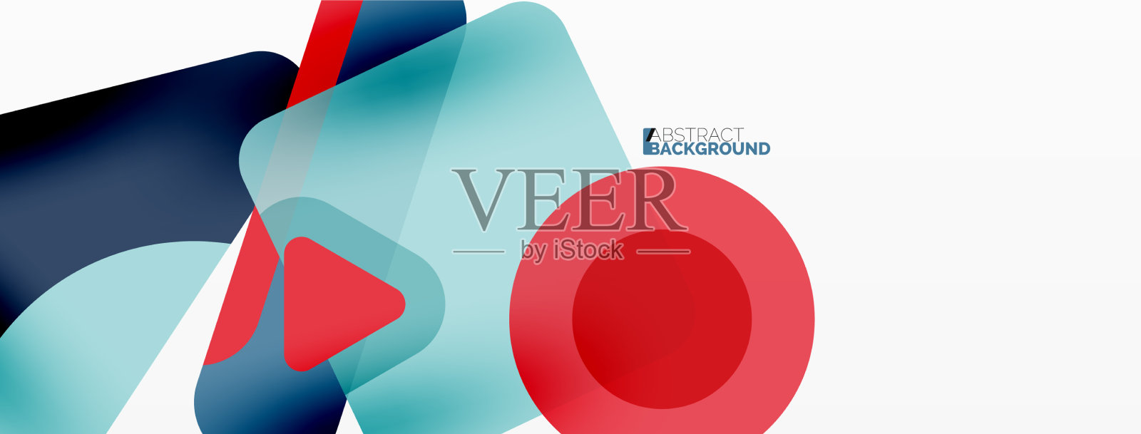 线、三角形、正方形和圆原语插画图片素材