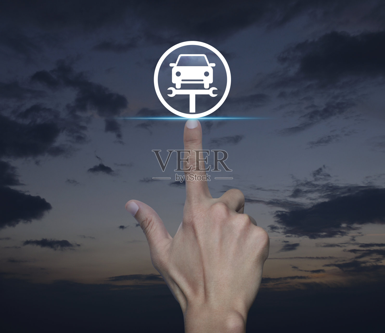 企业修车服务理念照片摄影图片