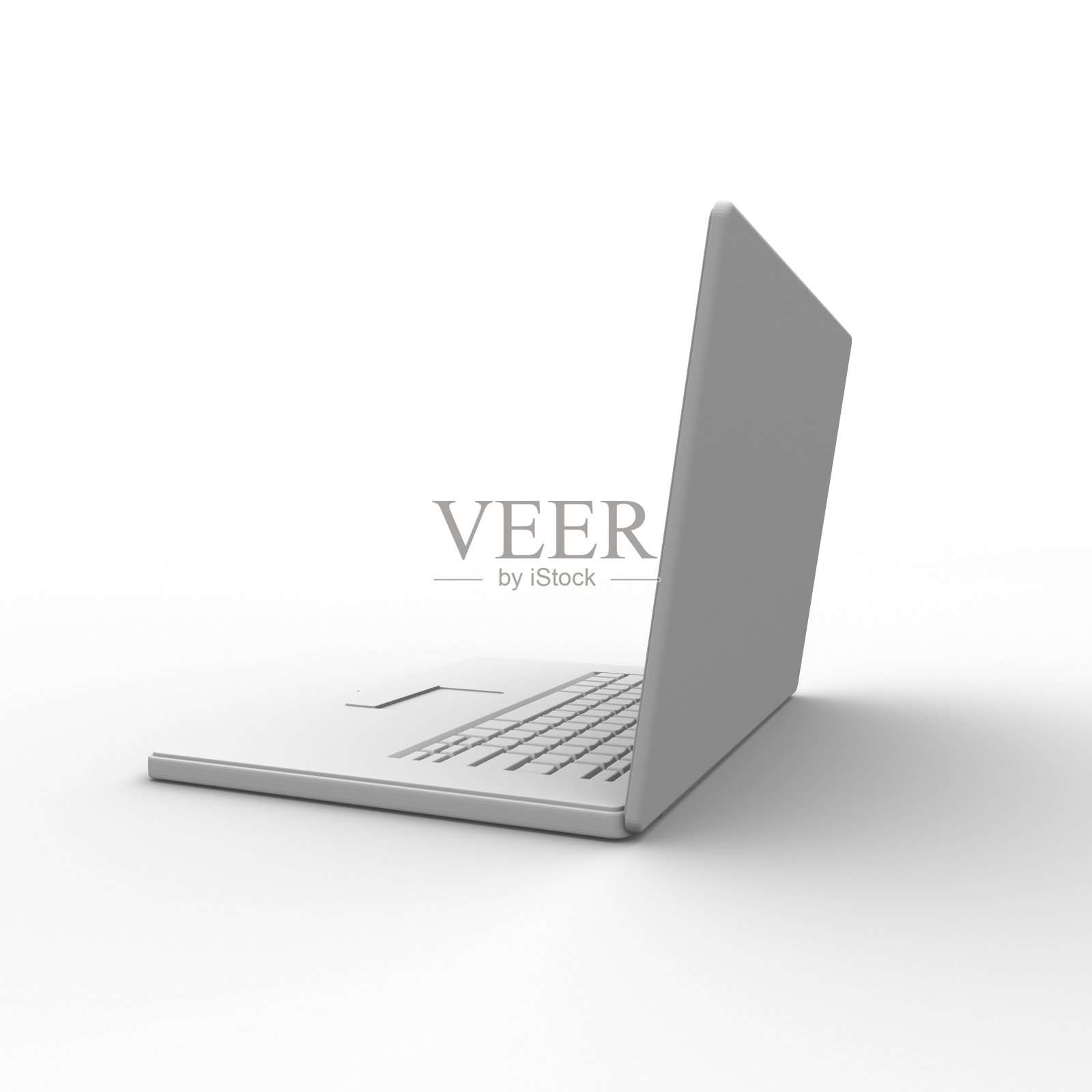 白色的笔记本电脑照片摄影图片