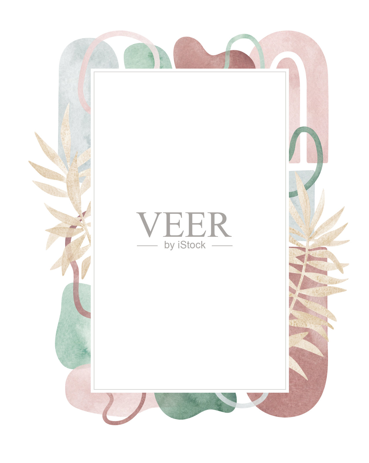 水彩文摘插画图片素材