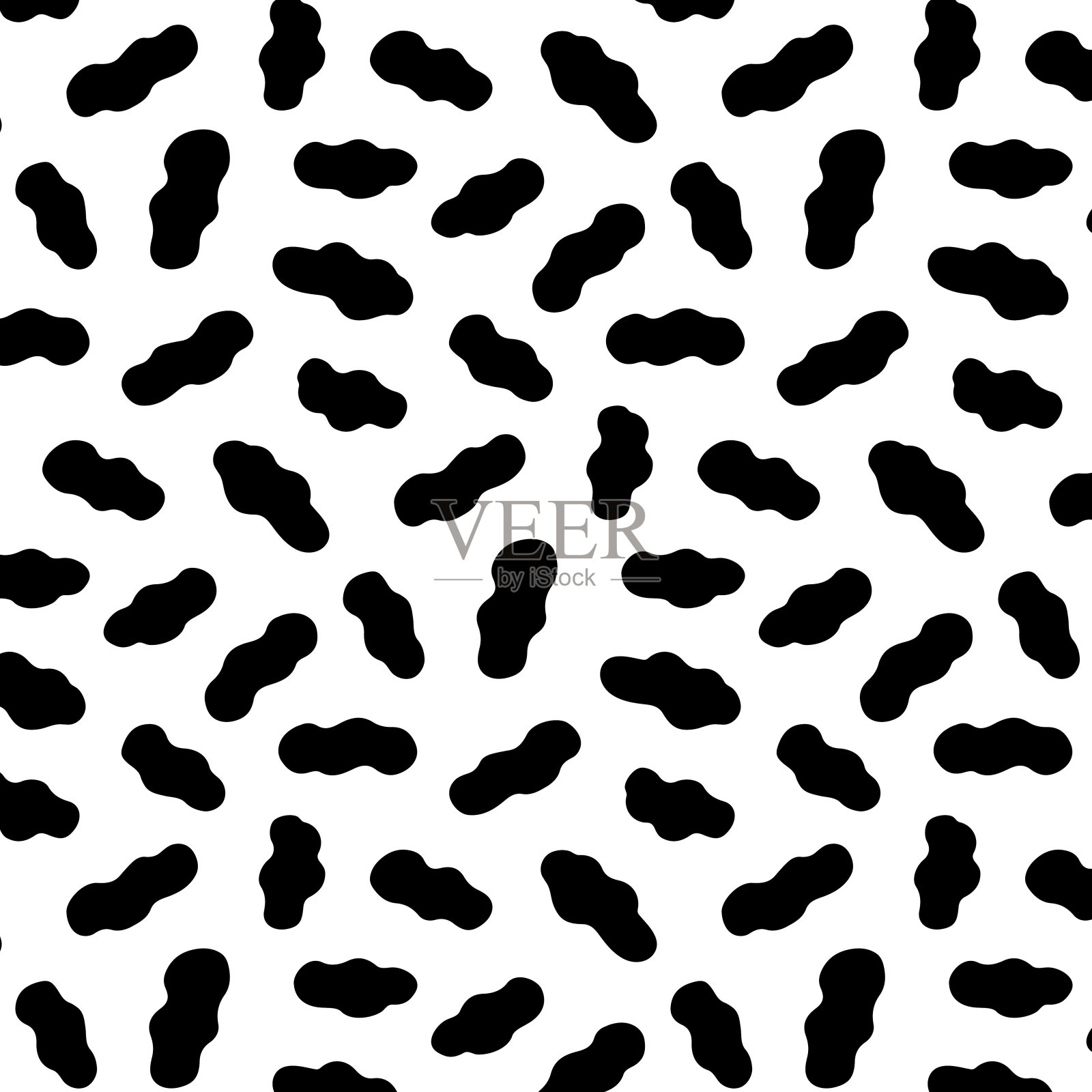 手绘矢量插图的抽象图案。插画图片素材