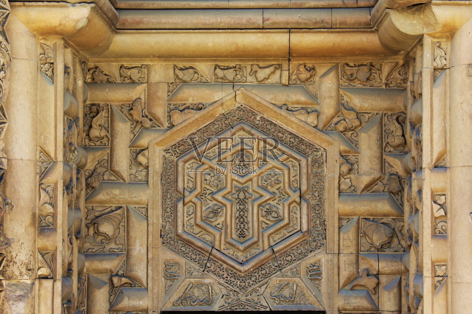 大清真寺和达鲁什法西(锡瓦斯)照片摄影图片