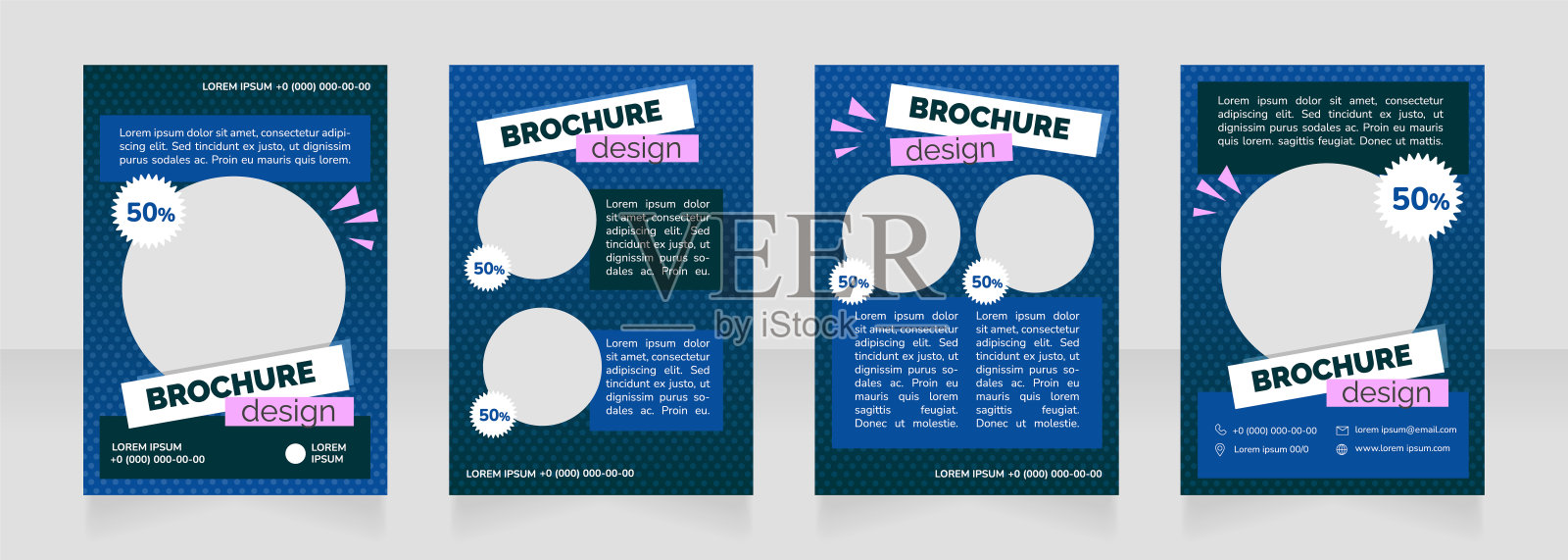 廉价运动服装宣传册空白设计设计模板素材