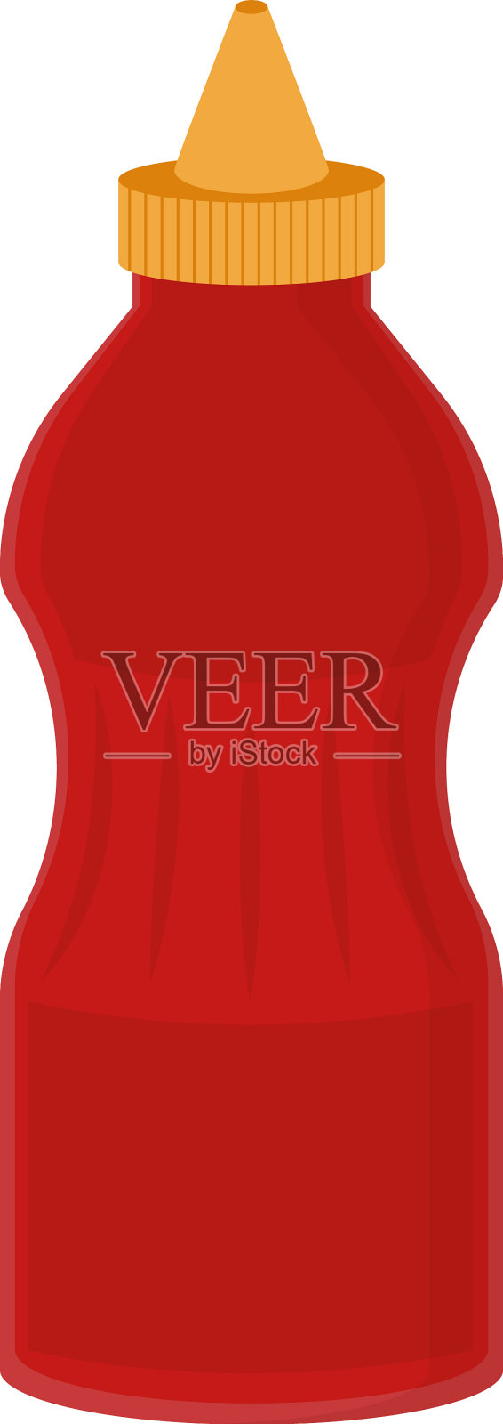 番茄酱瓶设计元素图片