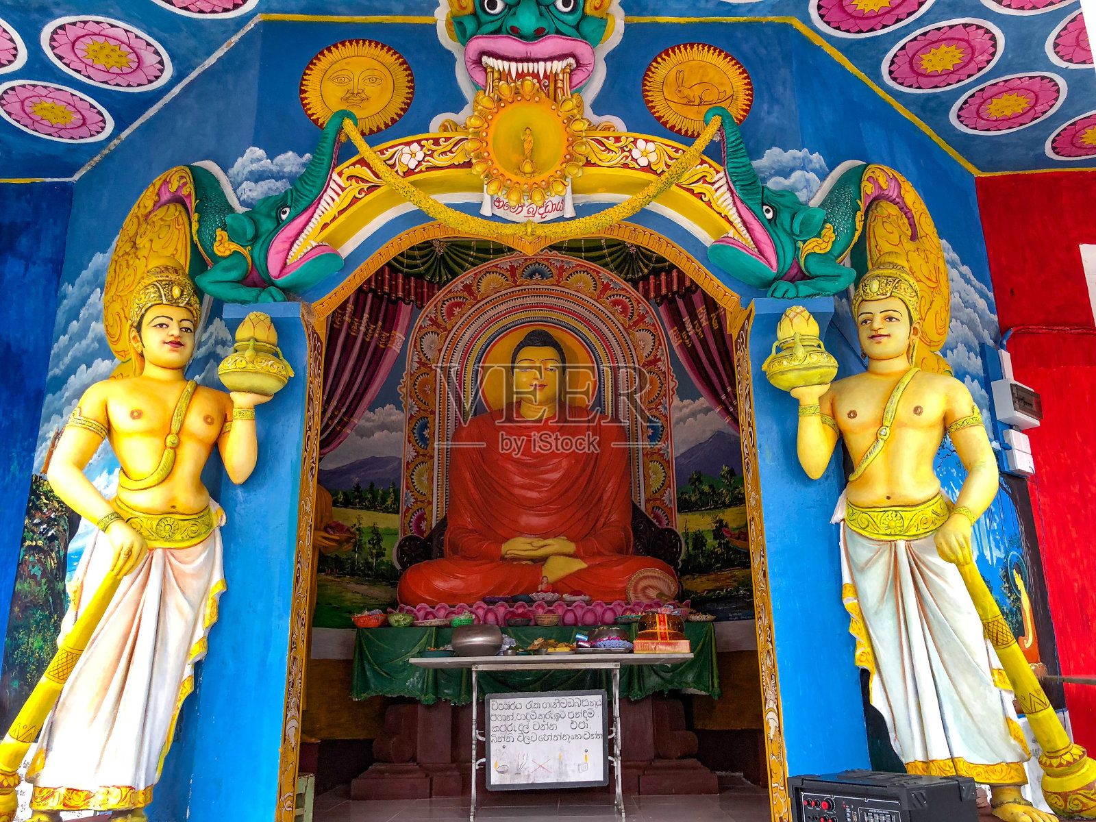 斯里兰卡的佛寺照片摄影图片