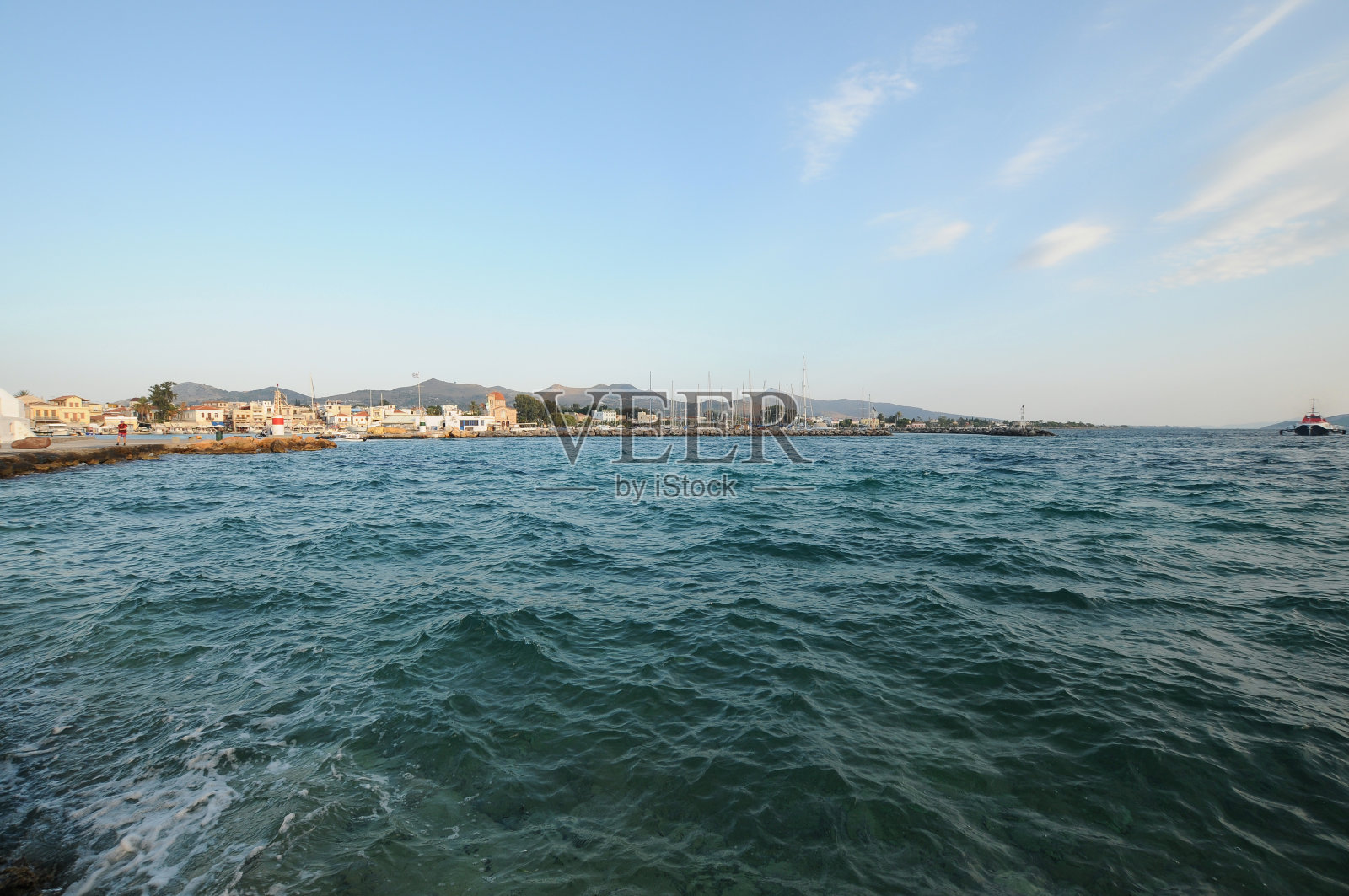 希腊的埃伊纳岛照片摄影图片