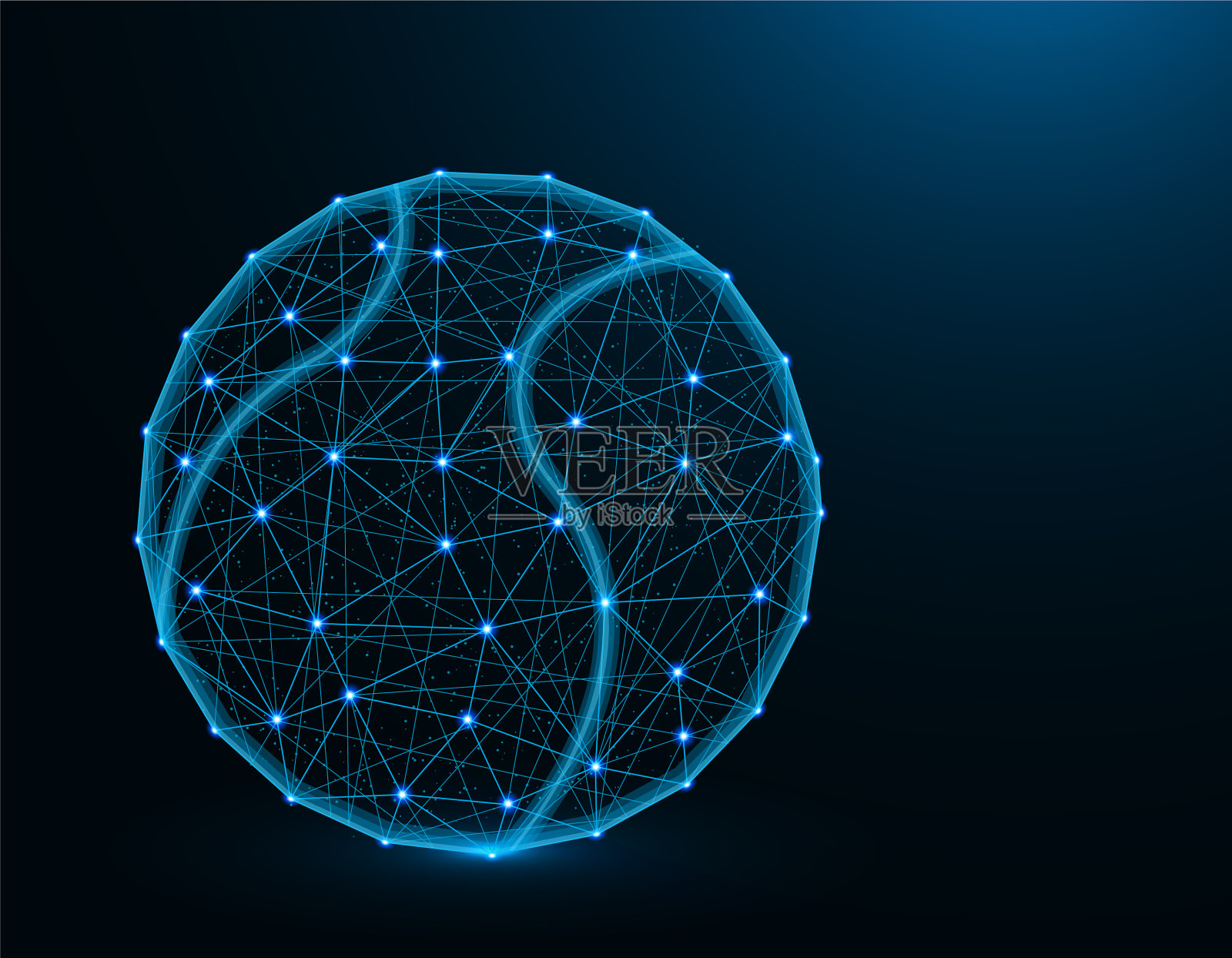 网球低聚模型运动游戏摘要插画图片素材