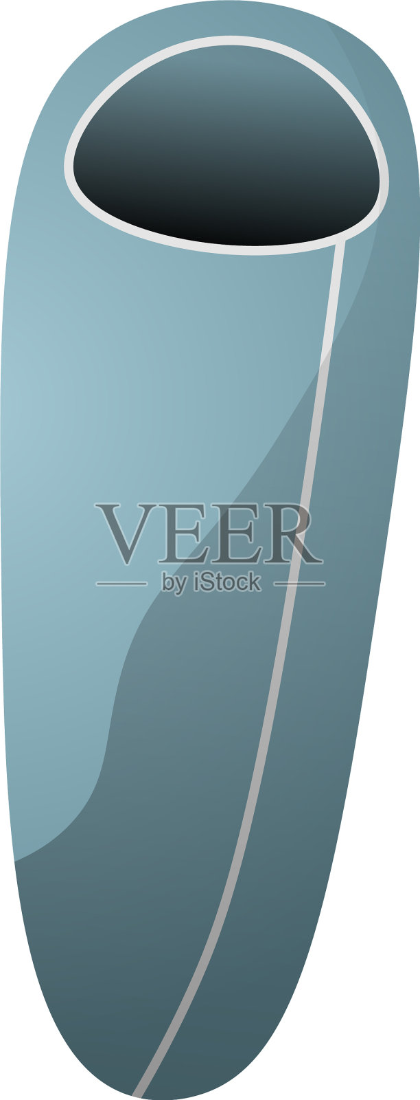 露营远足用的现代棉睡袋设计元素图片