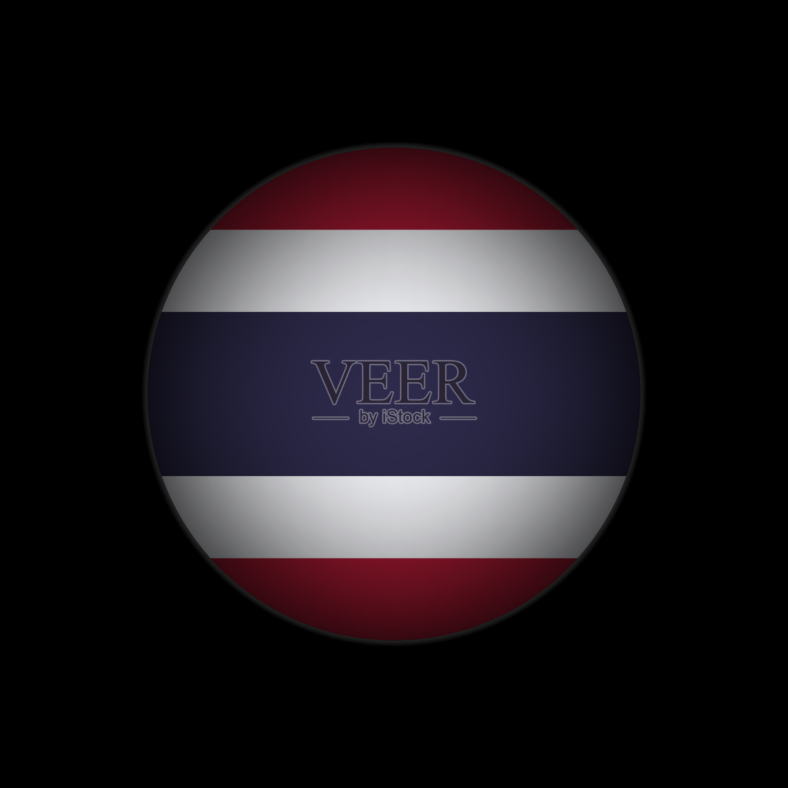 泰国的国家。泰国国旗。矢量插图。插画图片素材