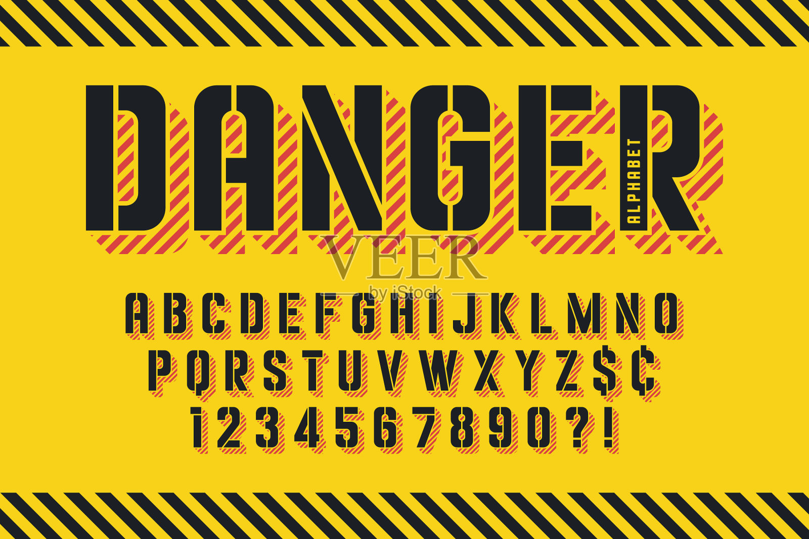 模板原创浓缩字母创意插画图片素材