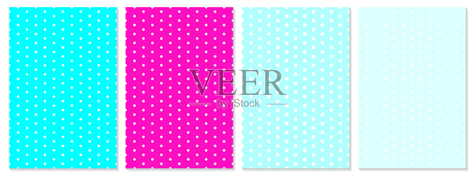 圆点图案婴儿背景插画图片素材