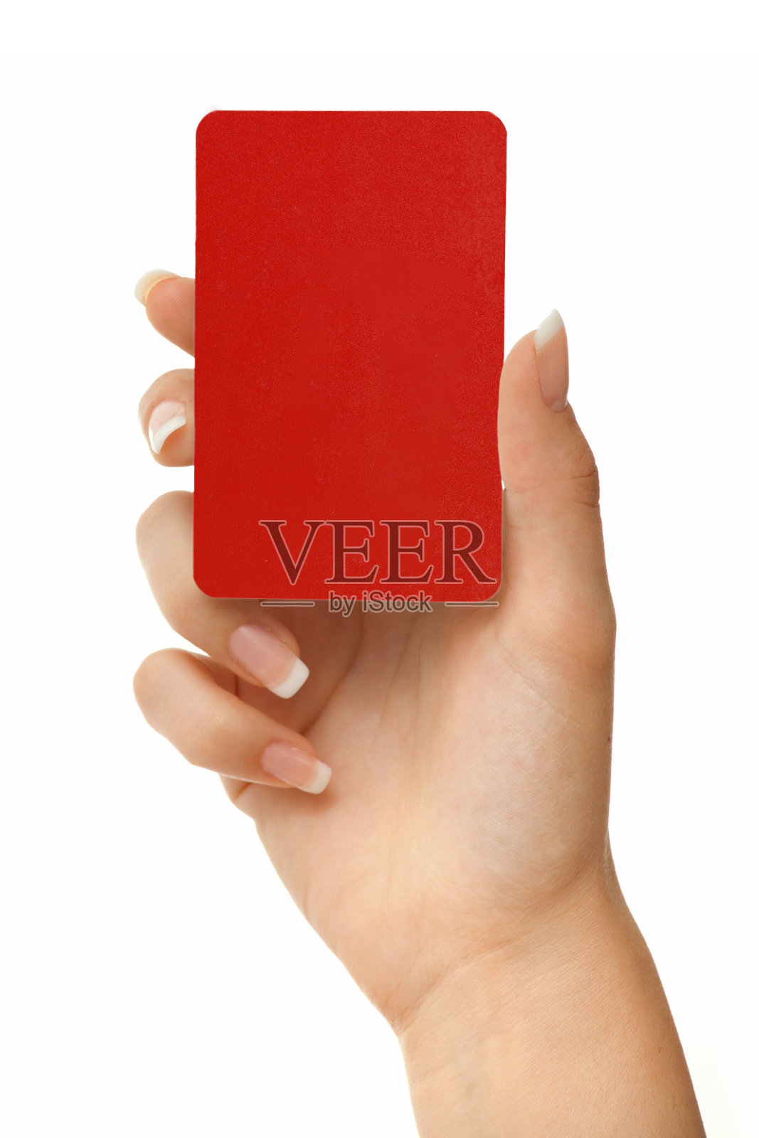 拿红牌对抗白牌照片摄影图片