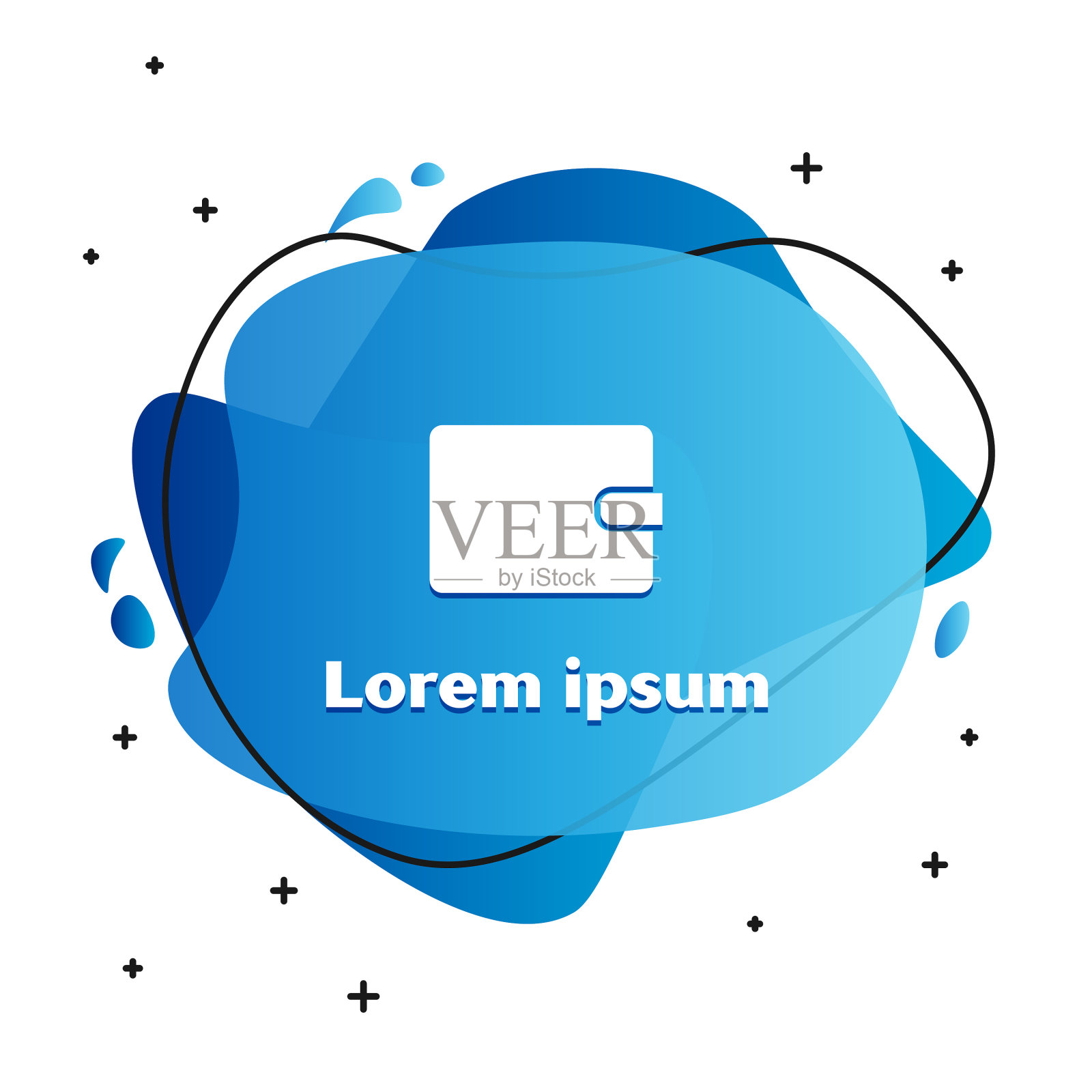 白色钱包图标孤立的白色背景图标素材