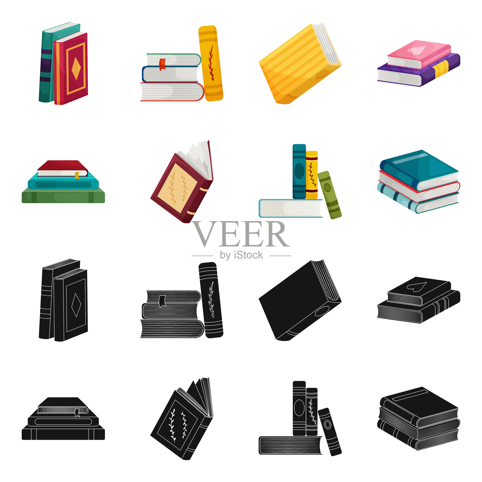 孤立目标训练和掩护标志集图标素材