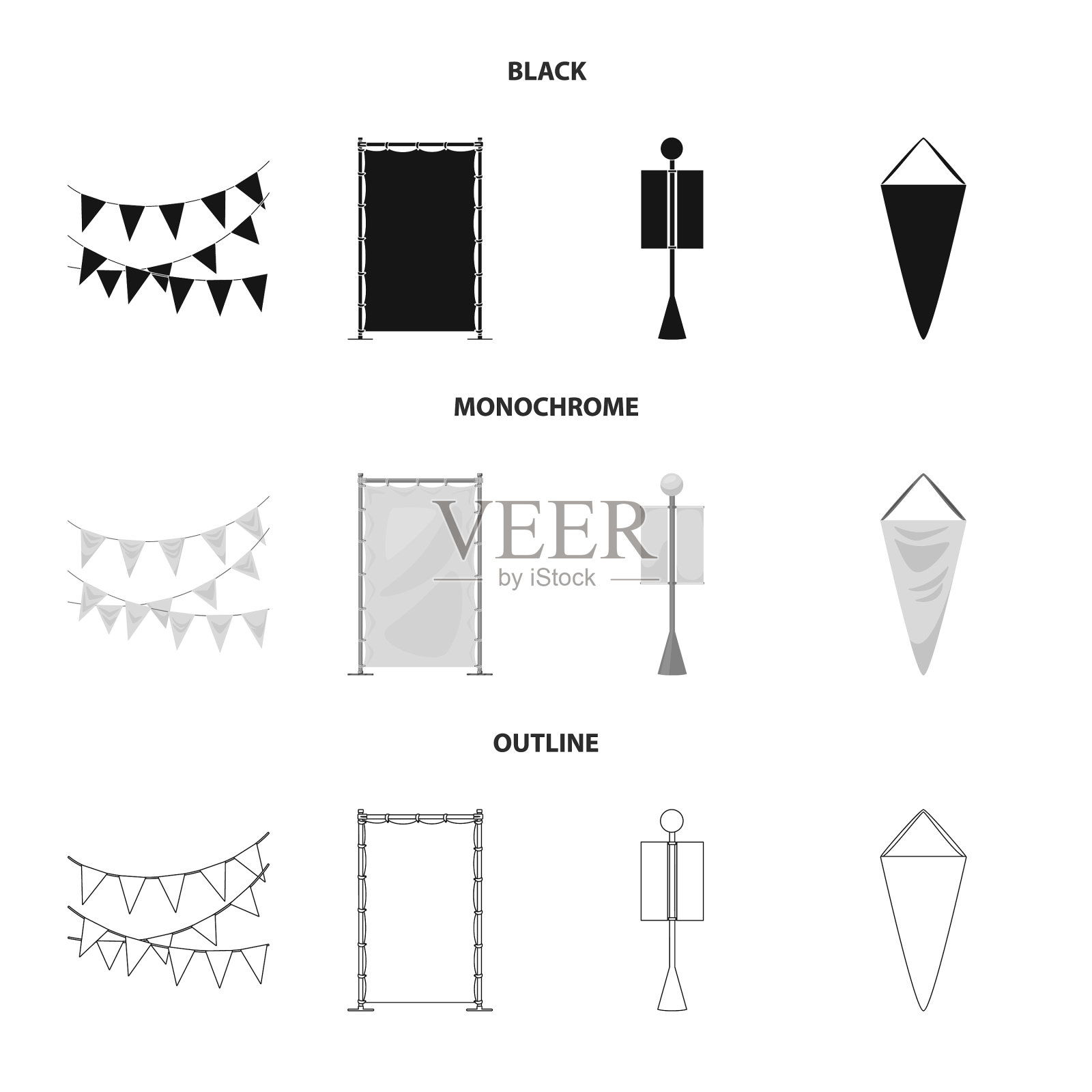 设计纹理和表现符号图标素材