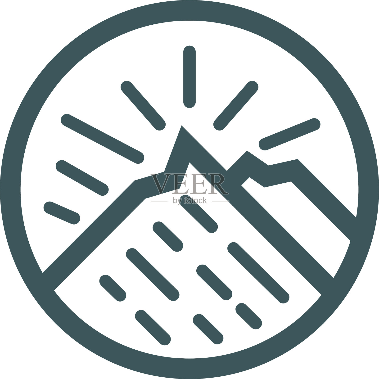 山标志模板图标素材