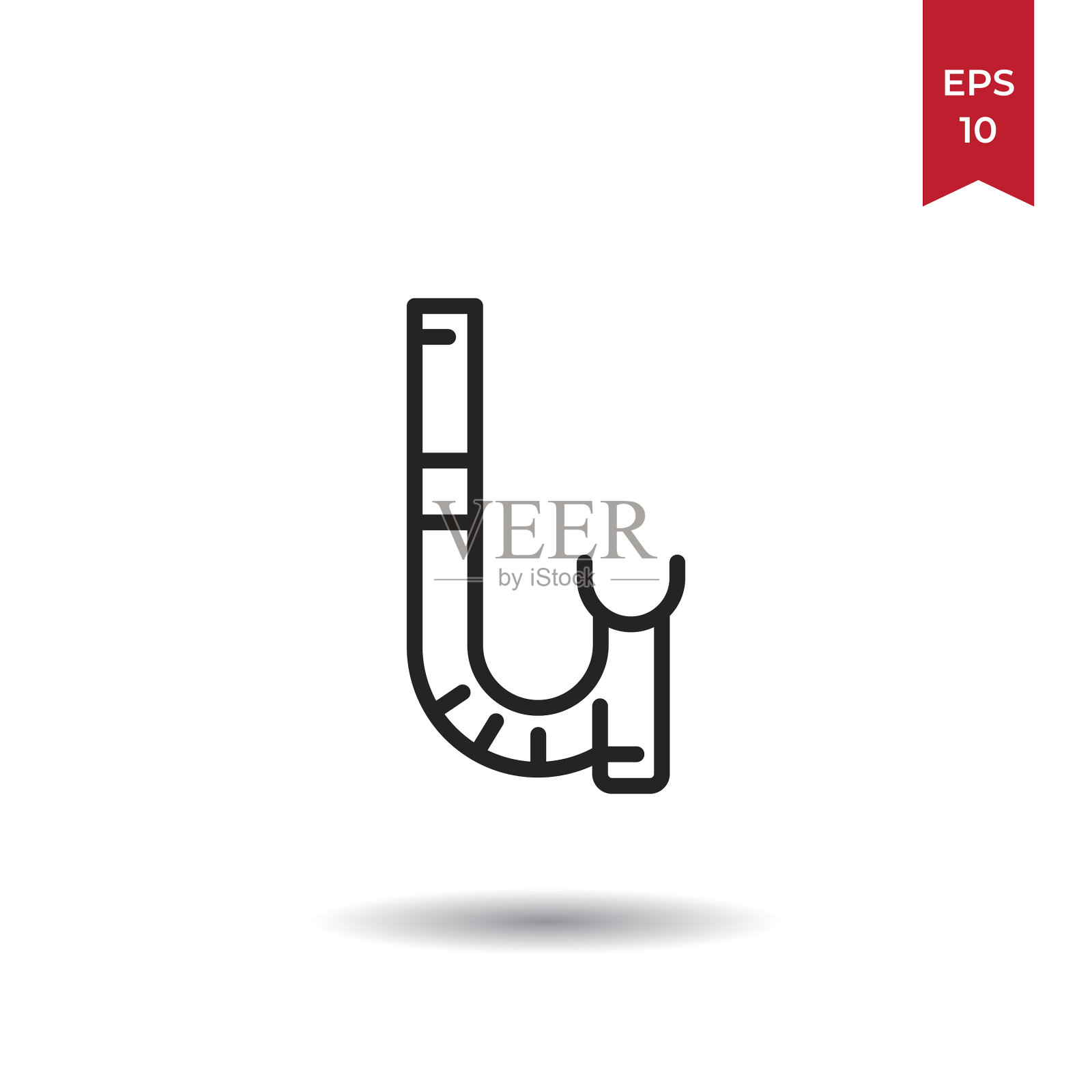 snorkling齿轮图标插画图片素材