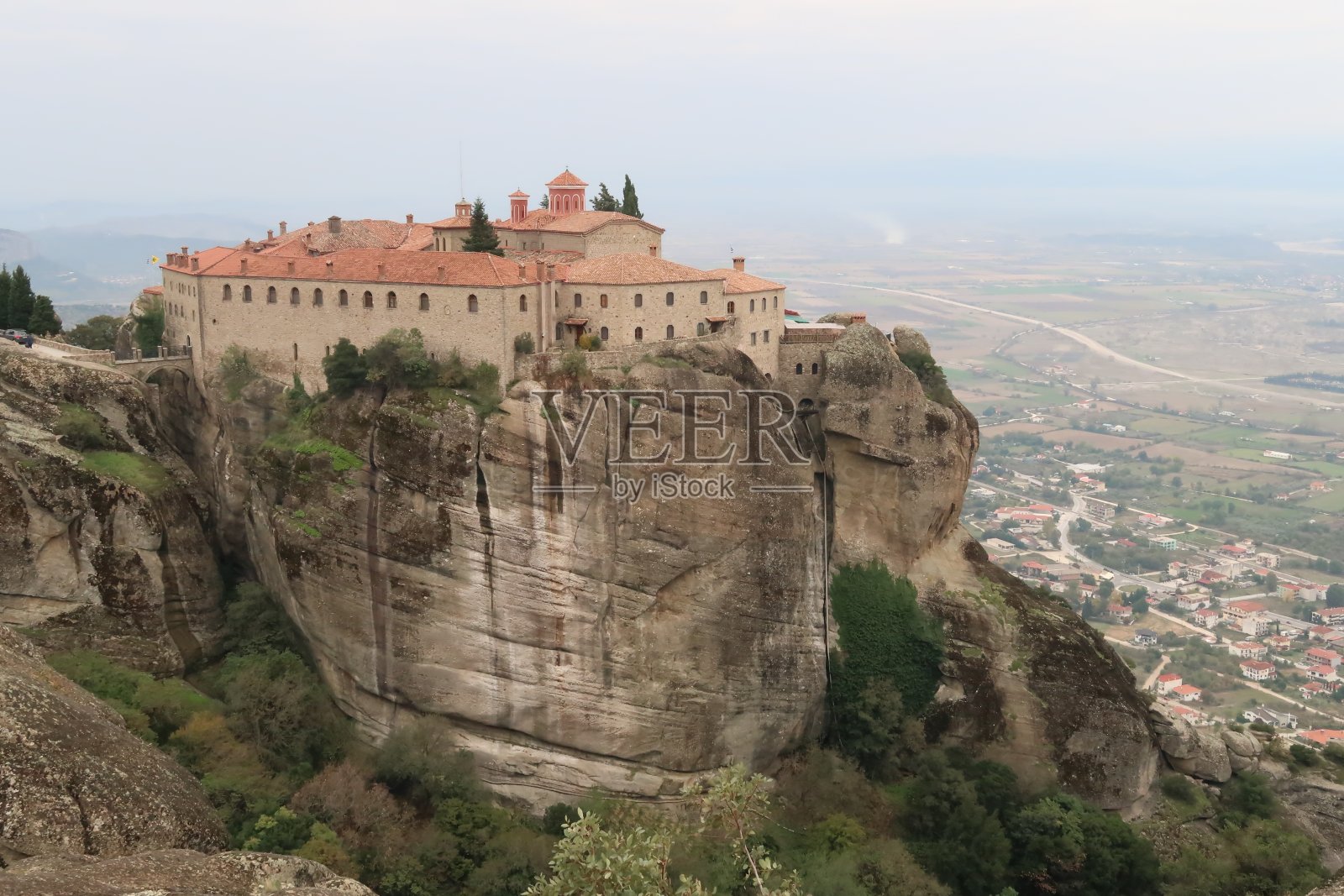 迈泰奥拉圣斯蒂芬修道院的美丽景色照片摄影图片