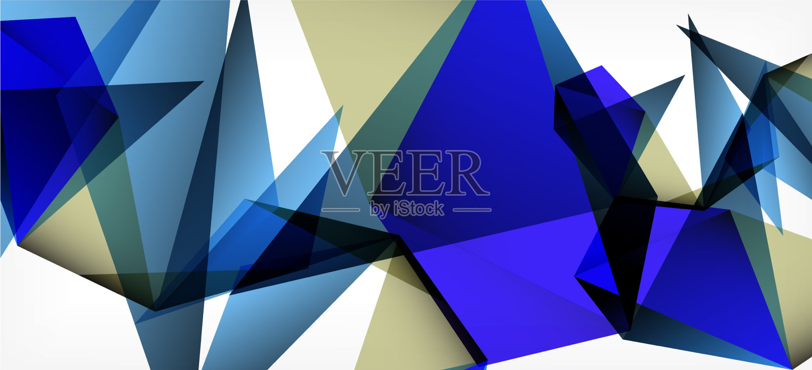 复古抽象模板三角形马赛克插画图片素材