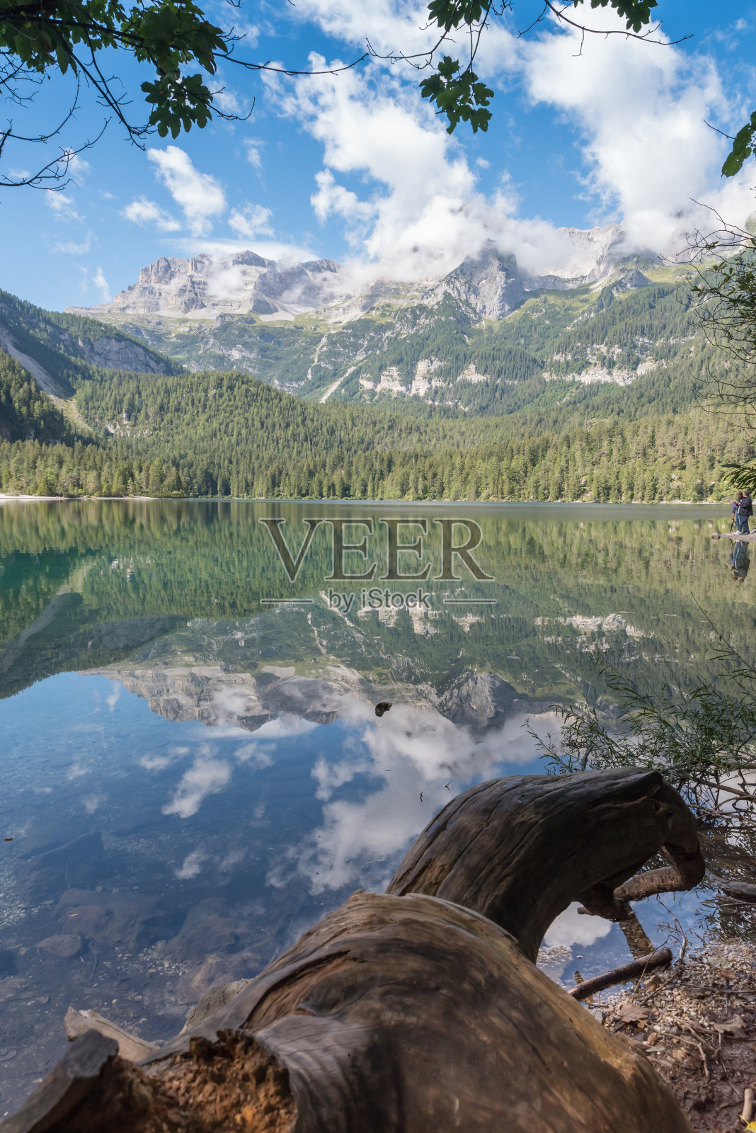 托维尔湖 特伦蒂诺上阿迪杰大区 意大利照片摄影图片