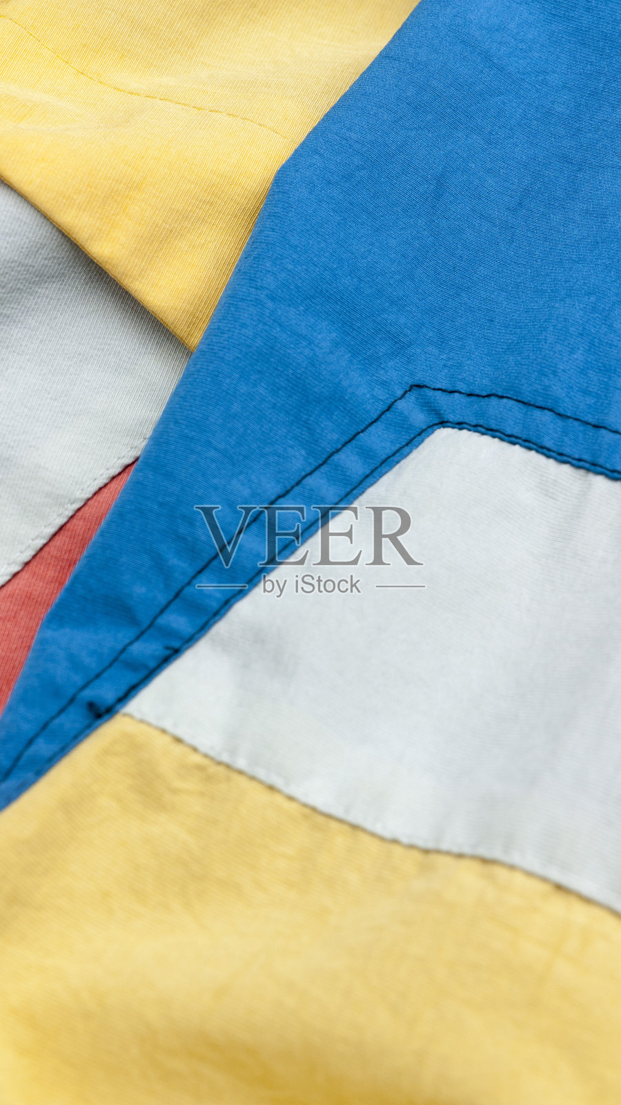 多色聚酯运动服细节照片摄影图片