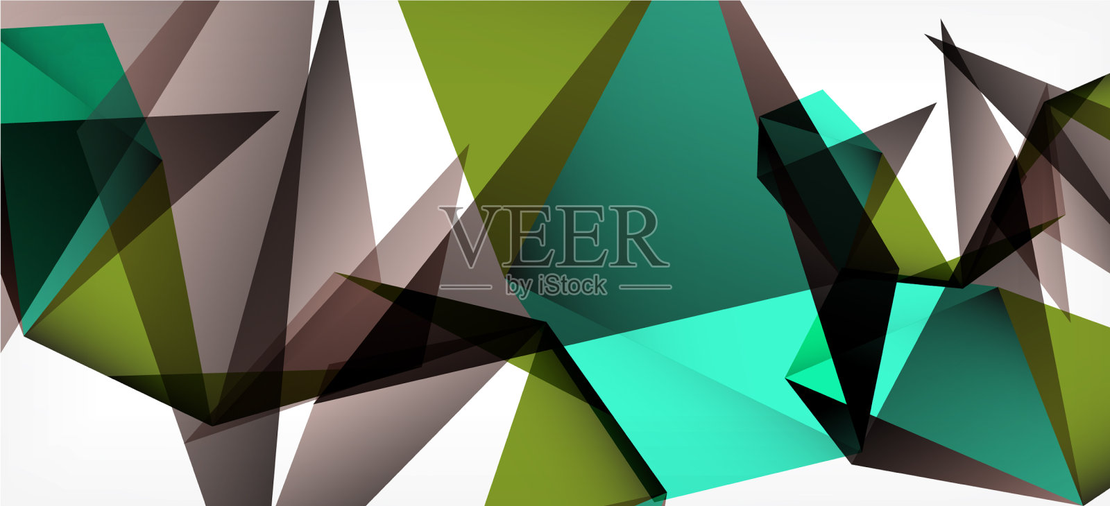 复古抽象模板三角形马赛克插画图片素材