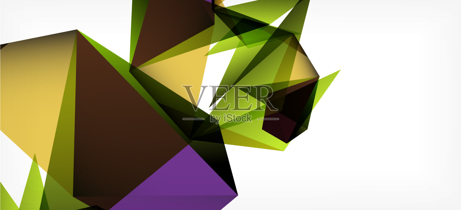 复古抽象模板三角形马赛克插画图片素材