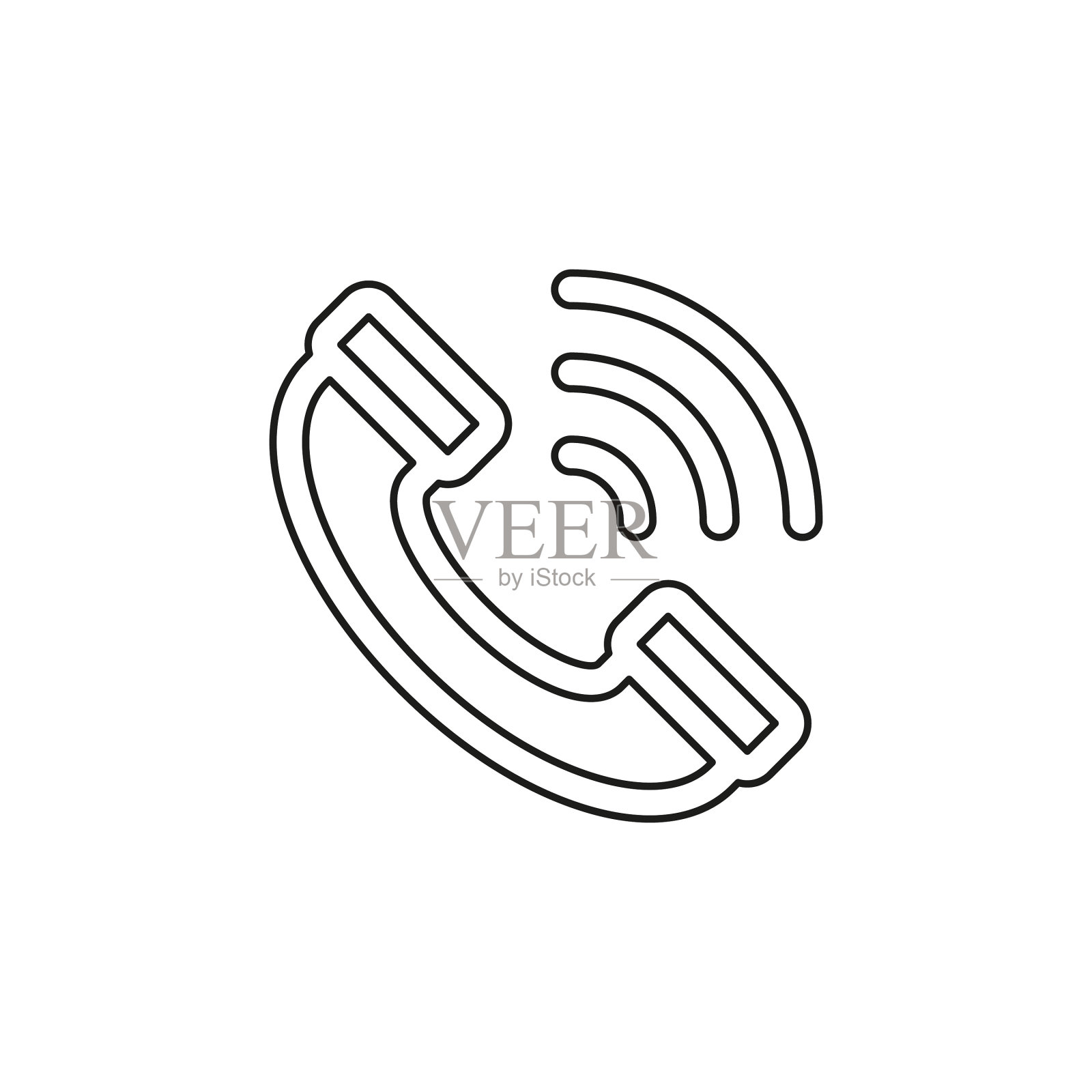 电话图标插画图片素材